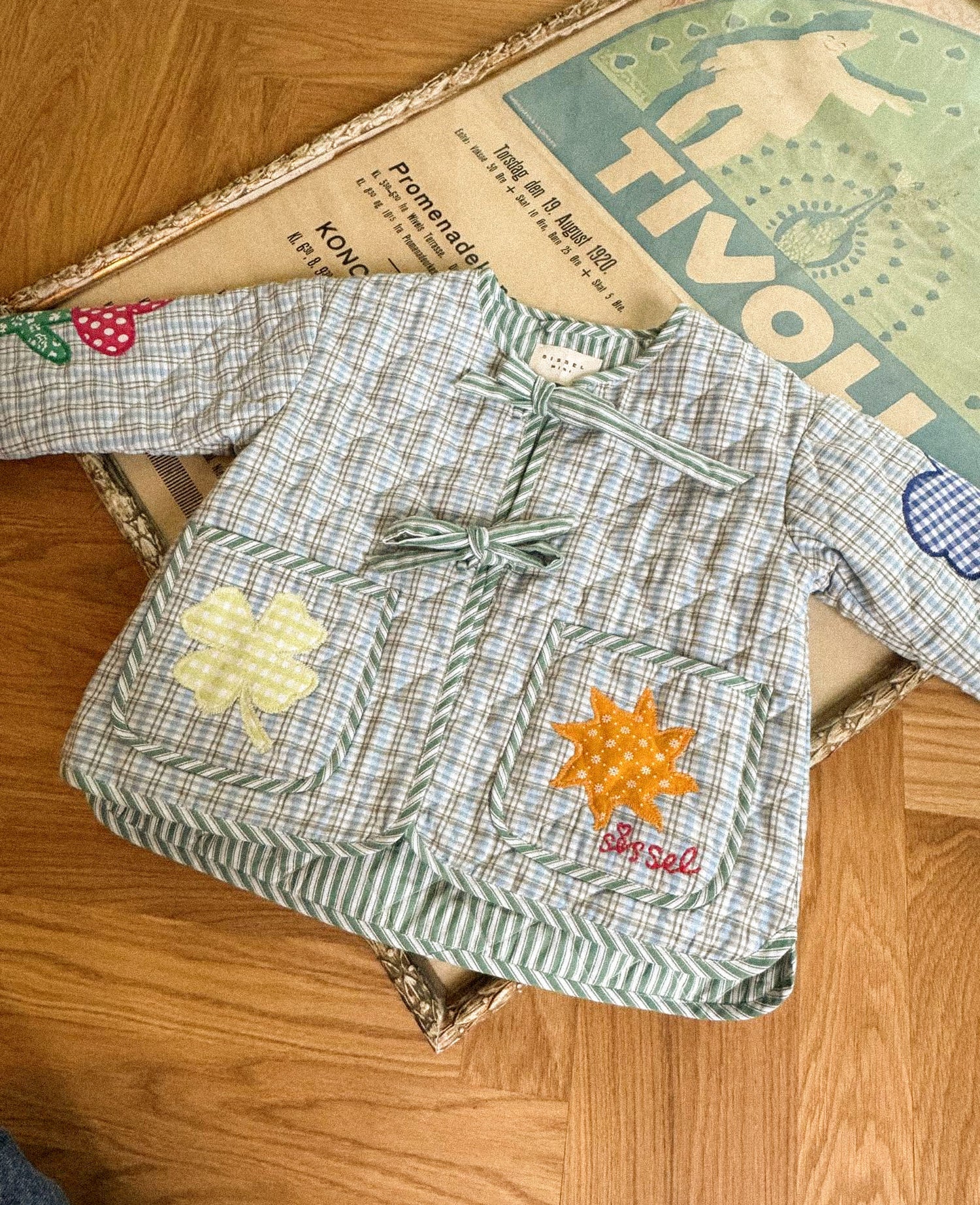 Penny MINI Jacket - Blue Checks