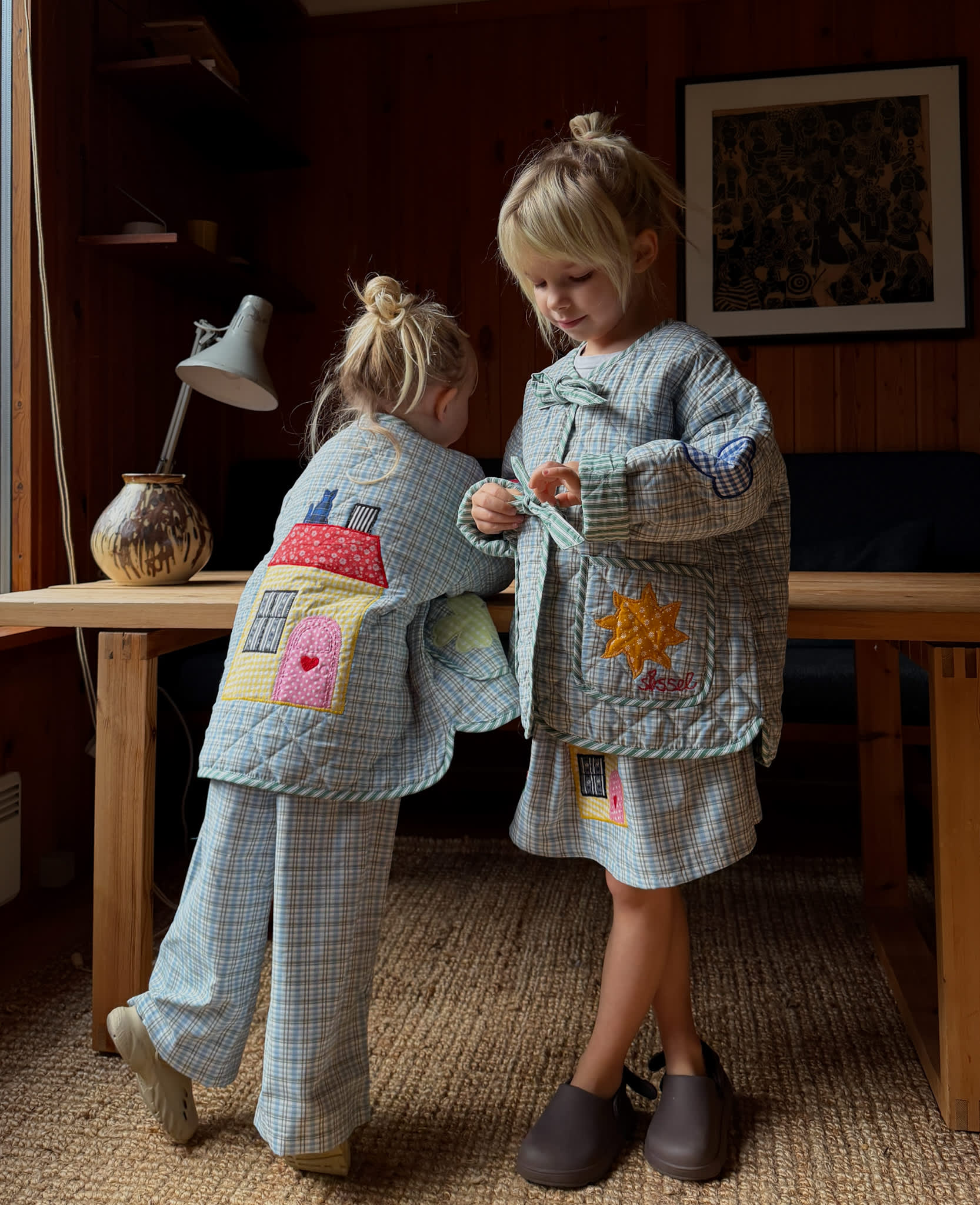 Penny MINI Jacket - Blue Checks – SISSEL EDELBO