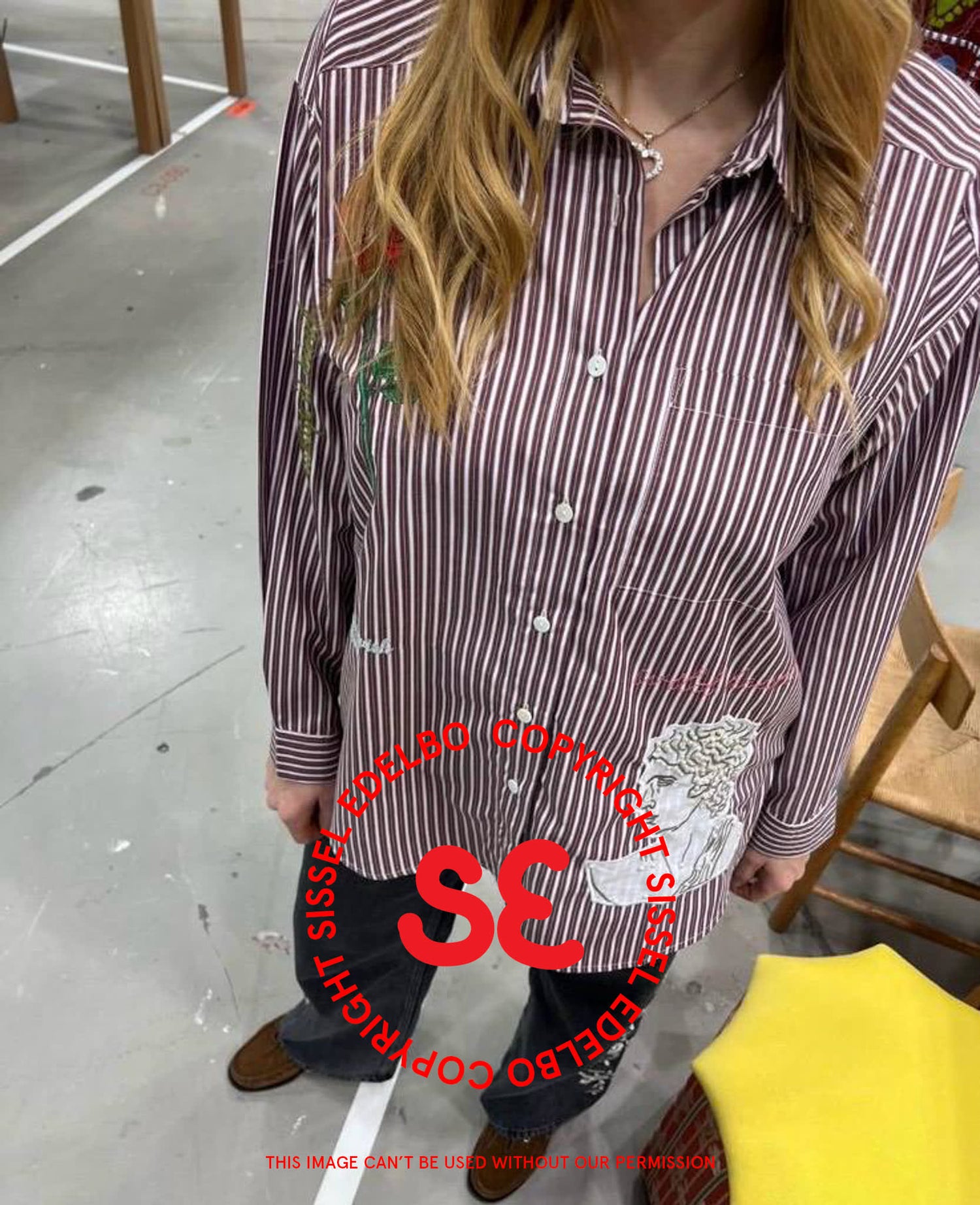 Pil Shirt - Purple Stripes