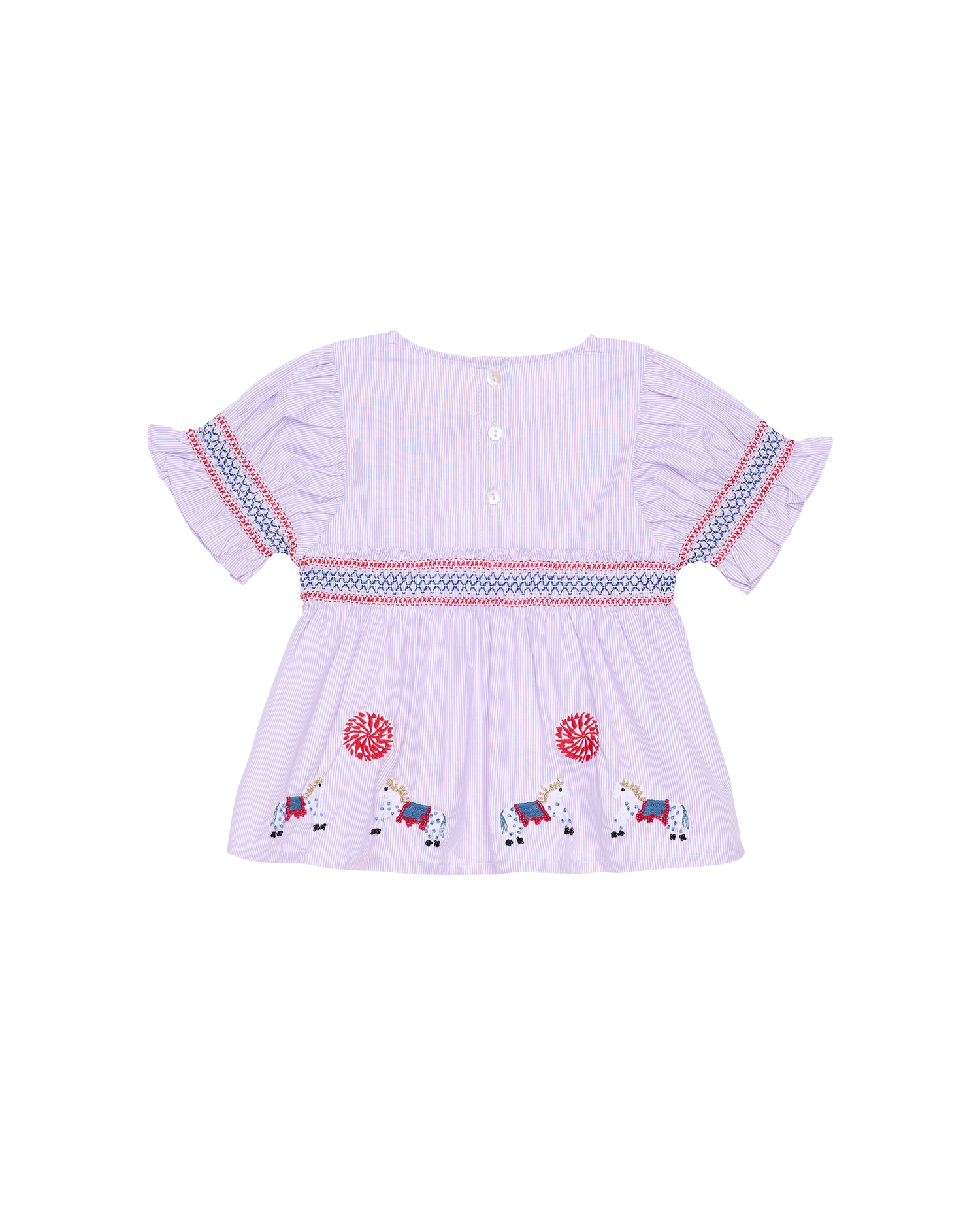 Pilu MINI Top - Purple Stripes