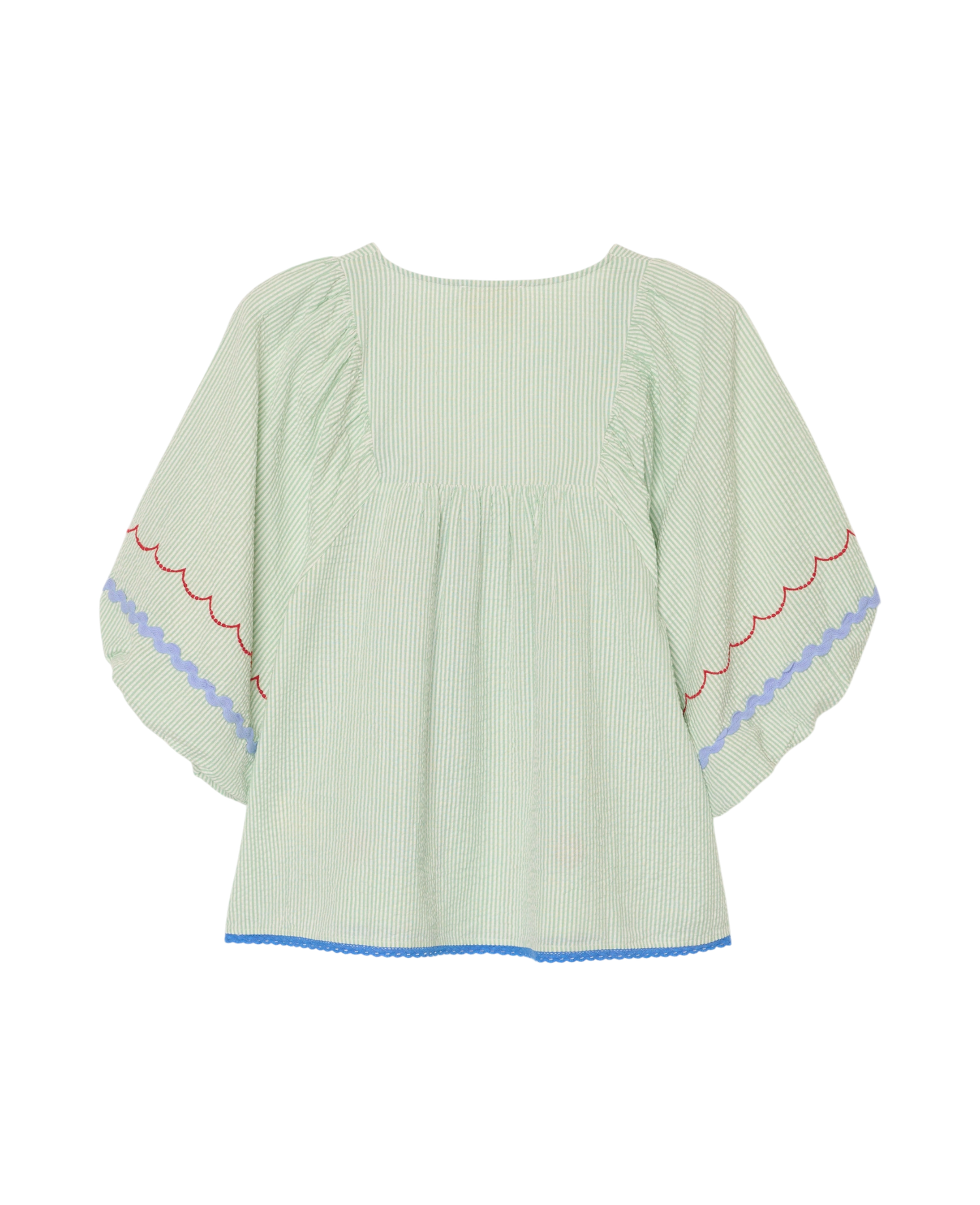 Pixie Top - Mint Stripes