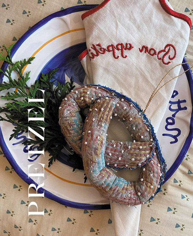 Pretzel Kantha Ornament