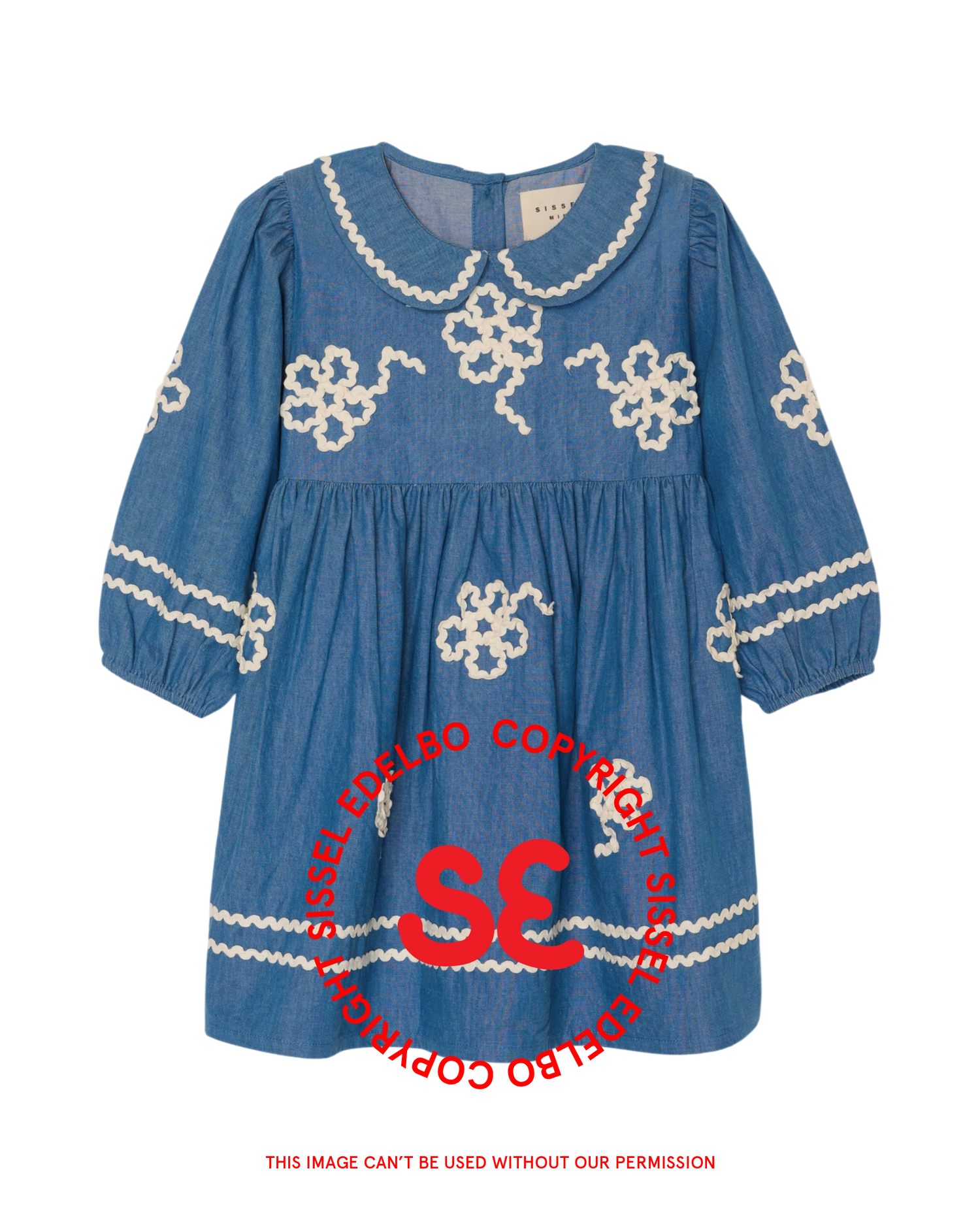 Raisa MINI Dress - Blue Denim