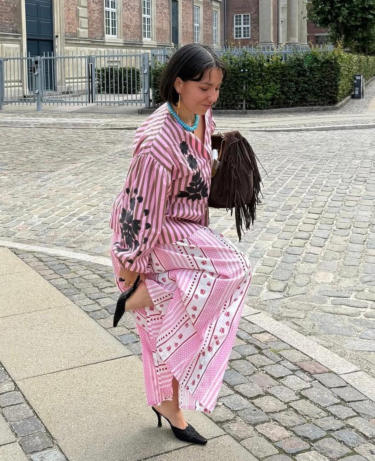 Rikke Top - Pink Stripes