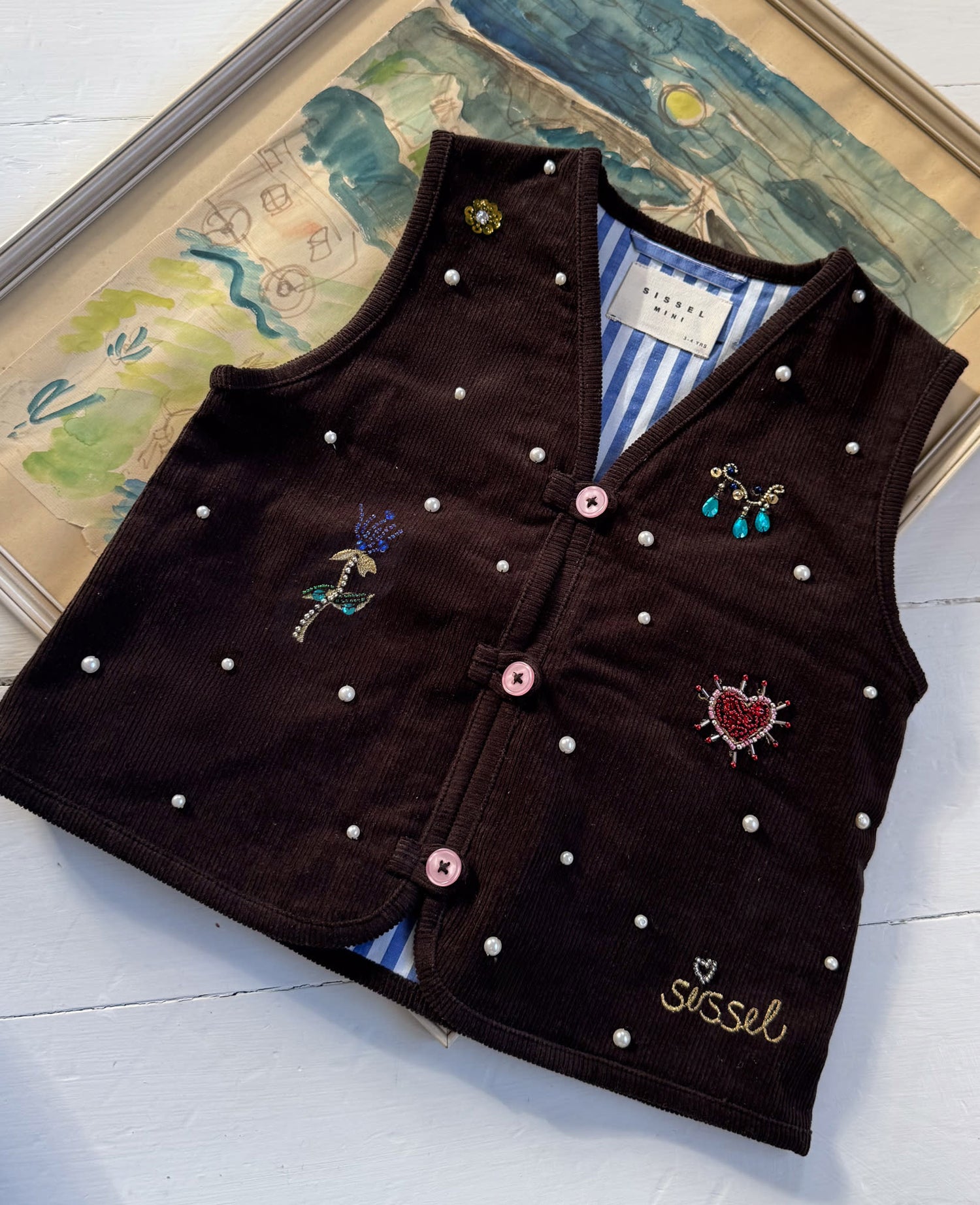 Rita MINI Vest - Brown