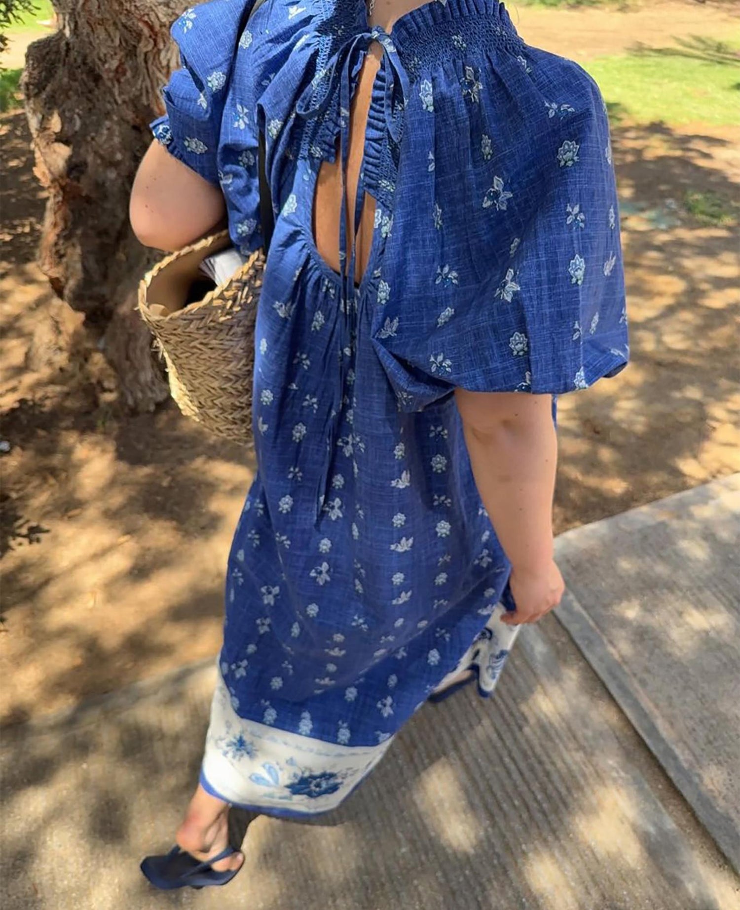 Ronda Dress - Mazarine Blue