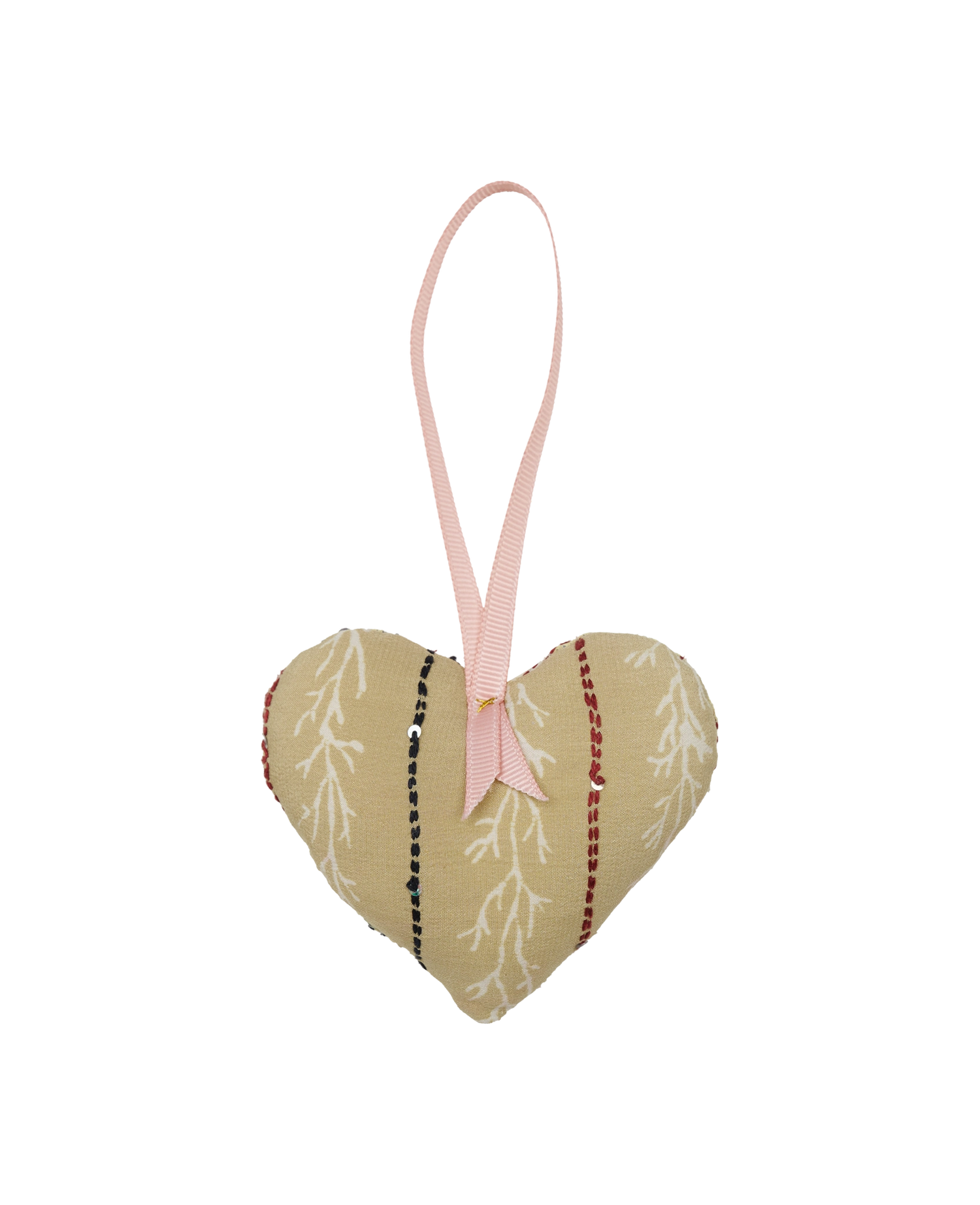 Megan Heart SILK Ornament - Chips