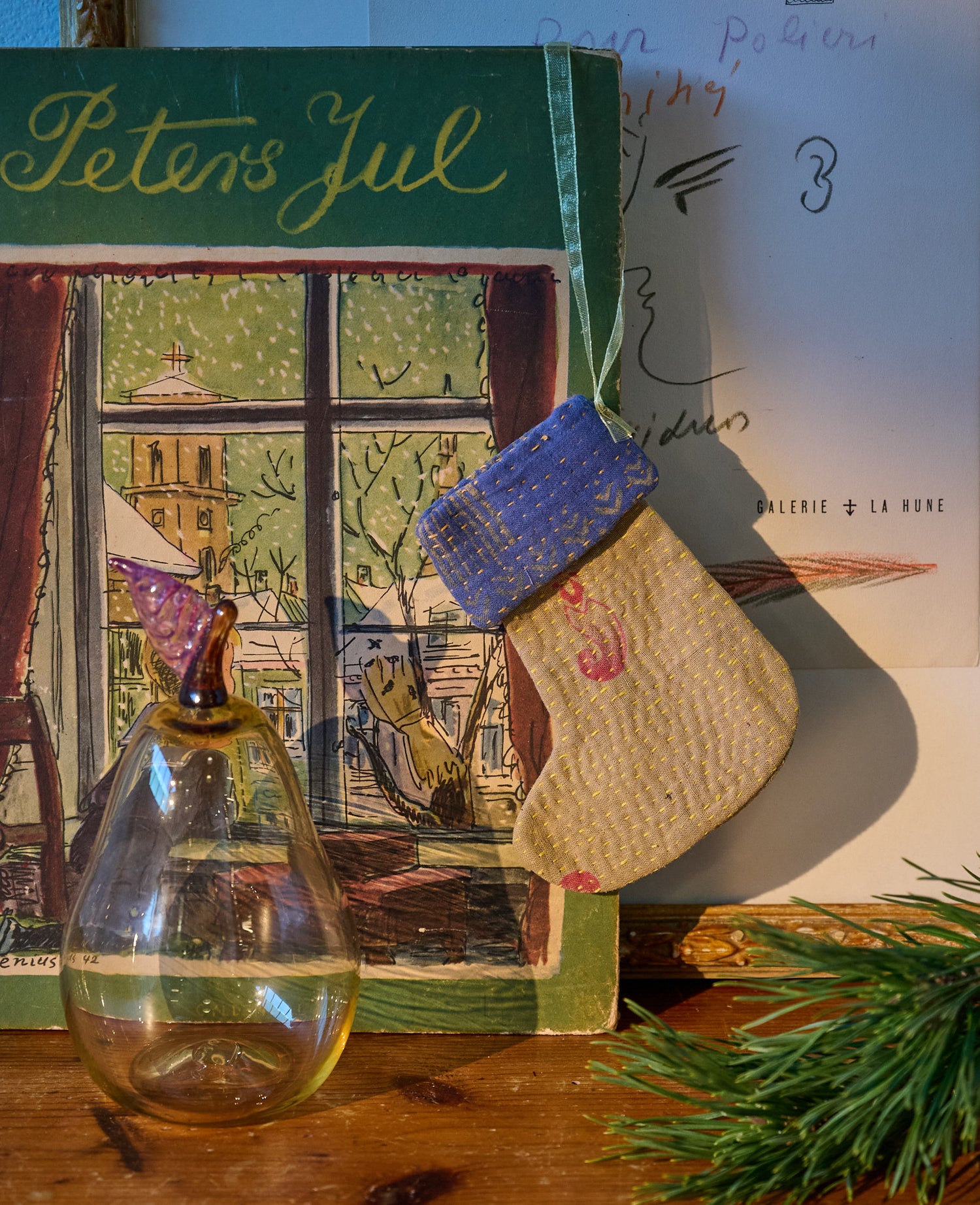 Christmas Sock Ornament - No. 12