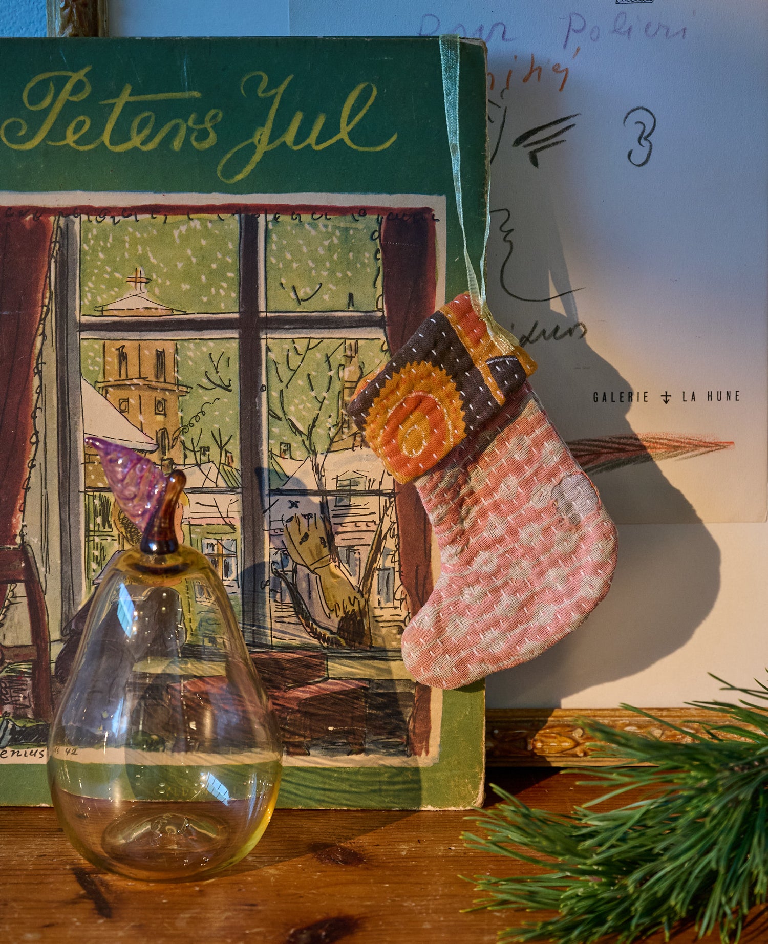 Christmas Sock Ornament - No. 16