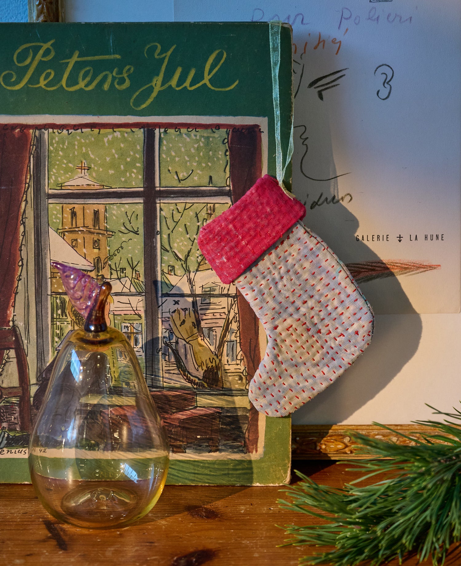 Christmas Sock Ornament - No. 17