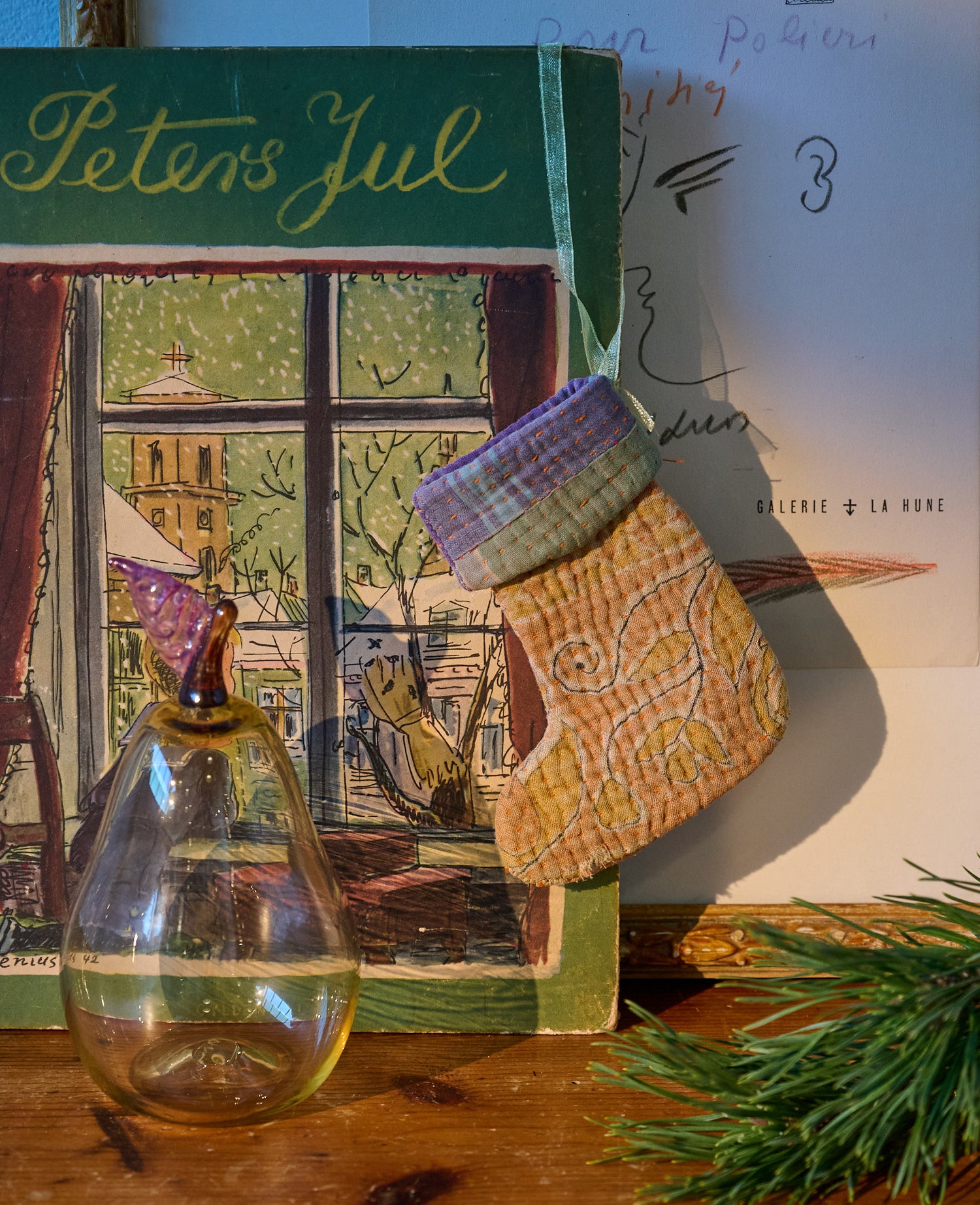 Christmas Sock Ornament - No. 21