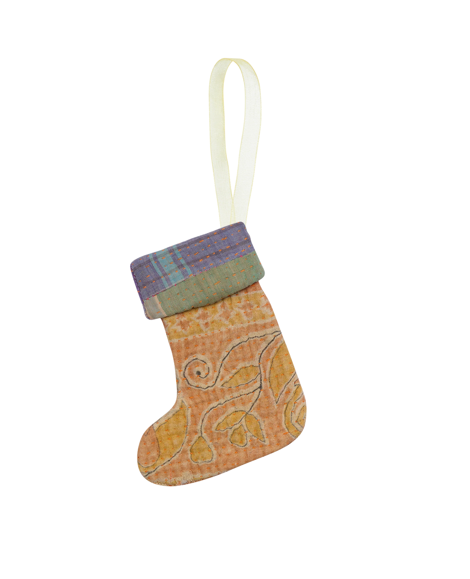 Christmas Sock Ornament - No. 21