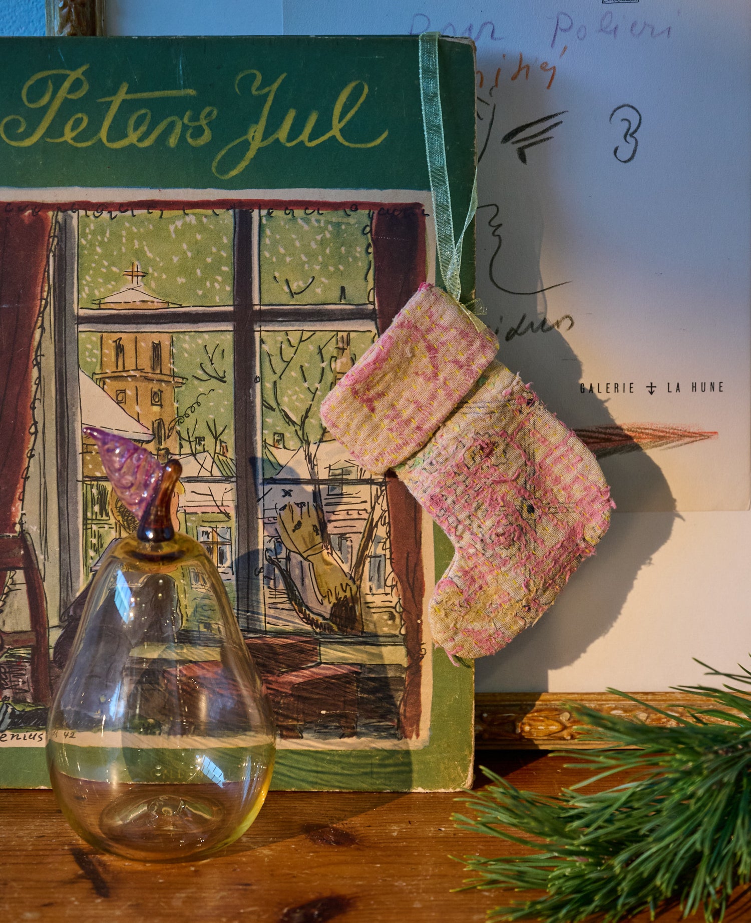 Christmas Sock Ornament - No. 23