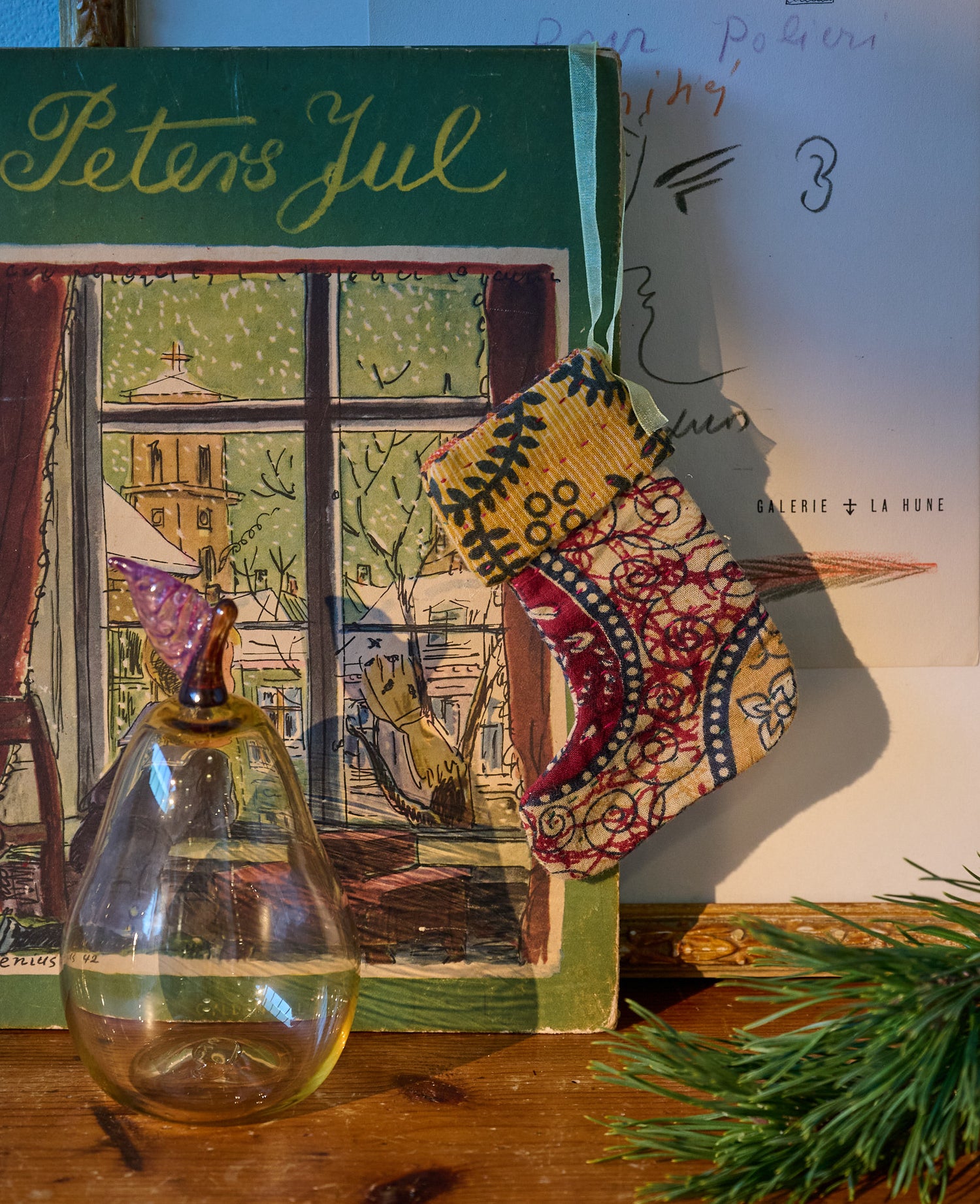 Christmas Sock Ornament - No. 28