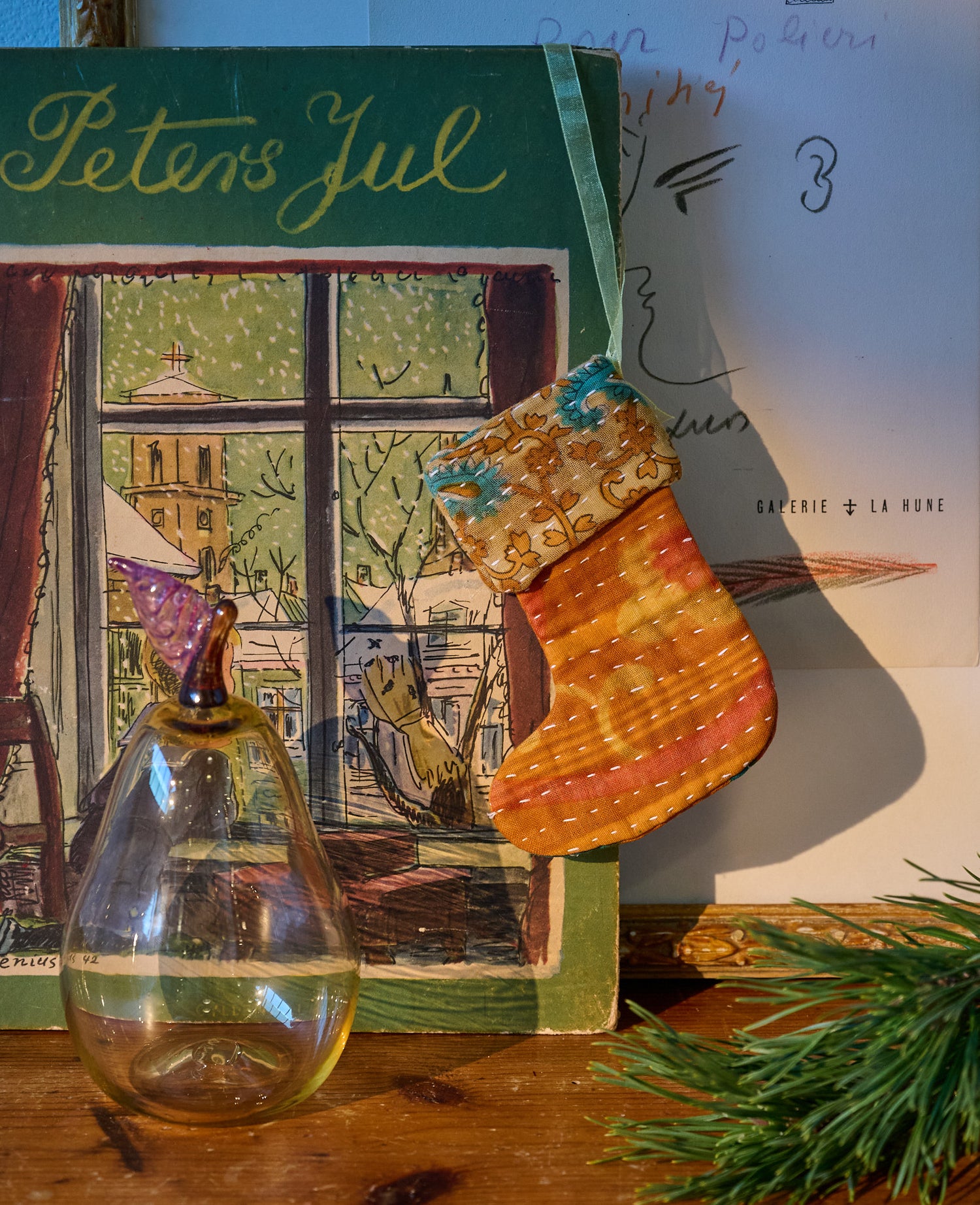 Christmas Sock Ornament - No. 30