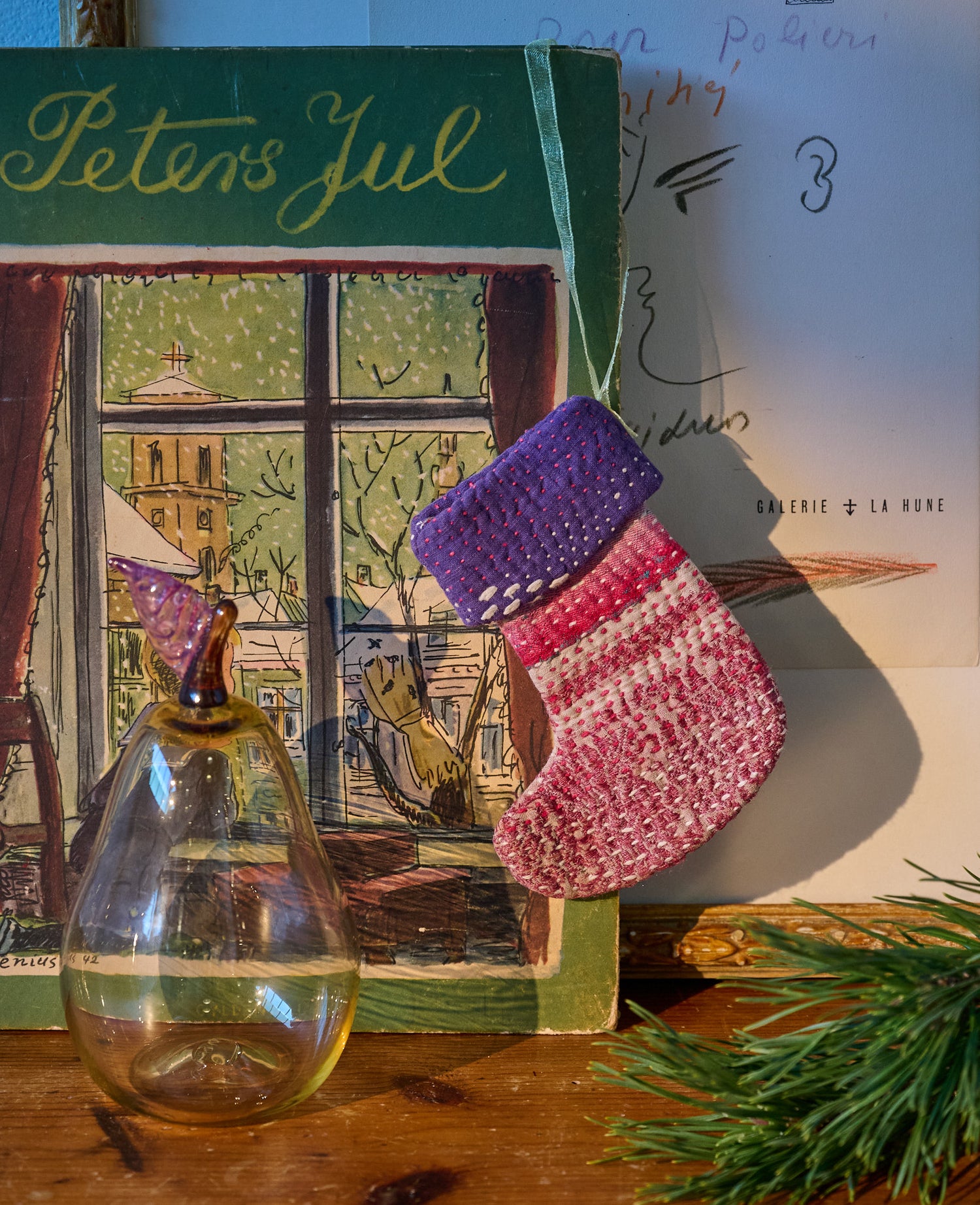 Christmas Sock Ornament - No. 32