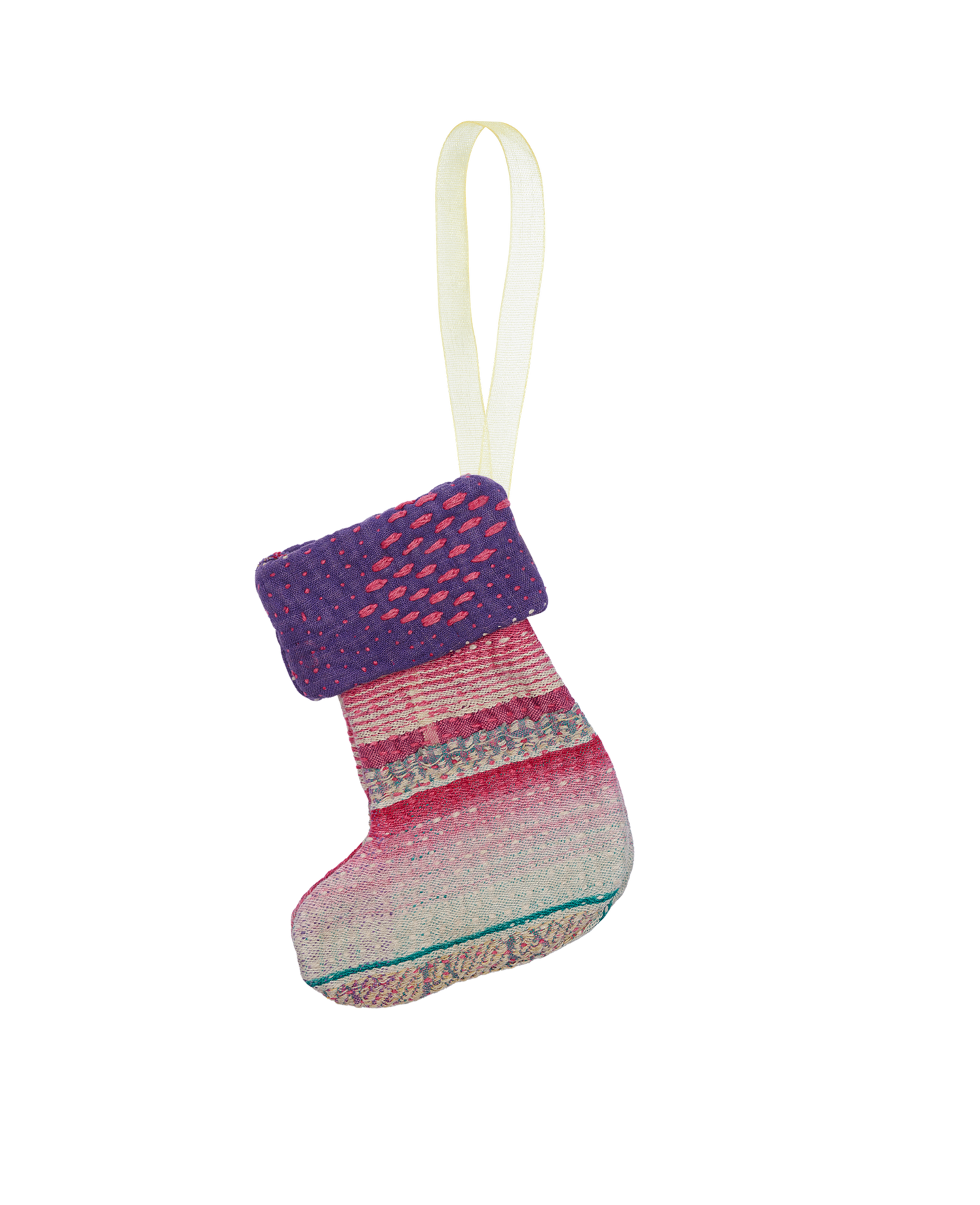 Christmas Sock Ornament - No. 32