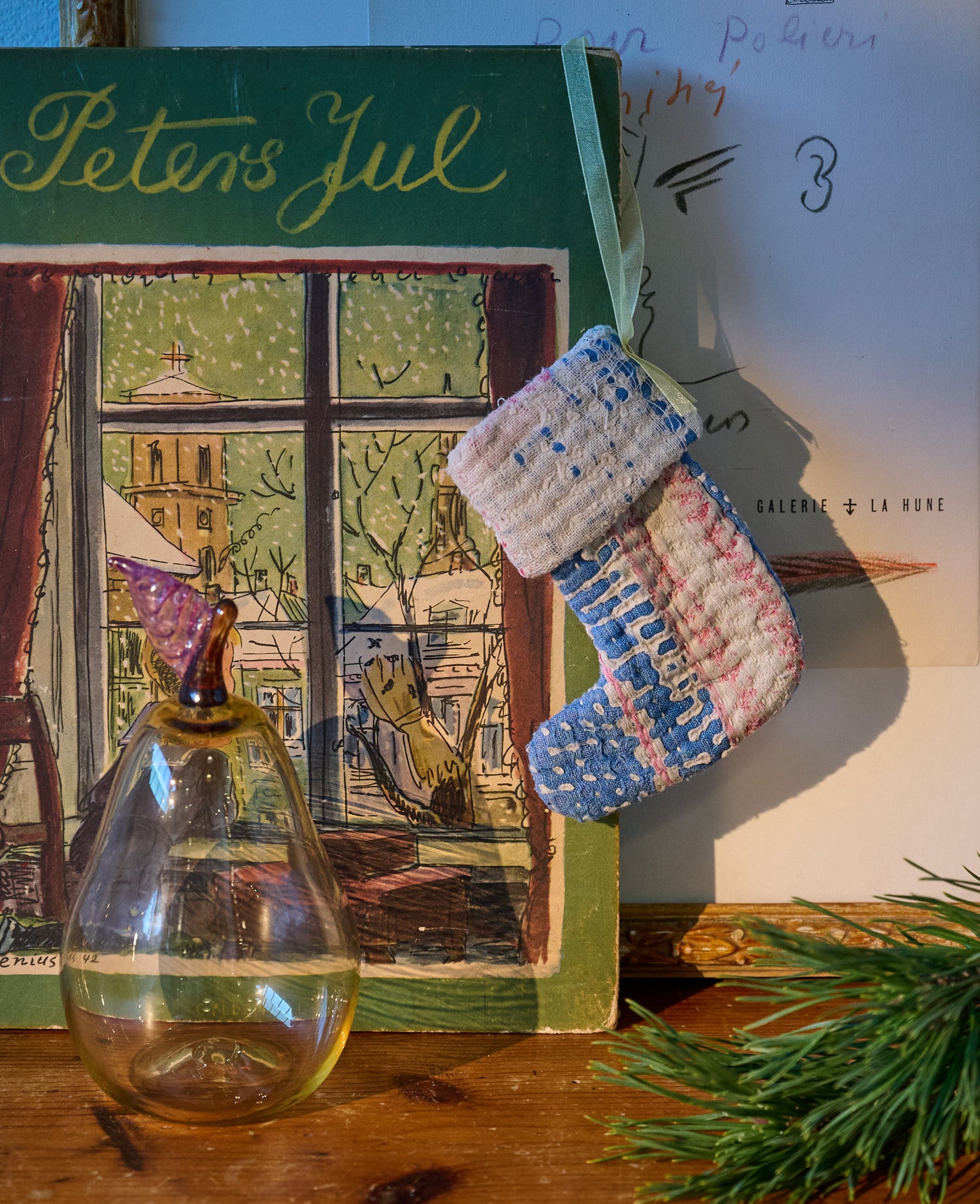 Christmas Sock Ornament - No. 33