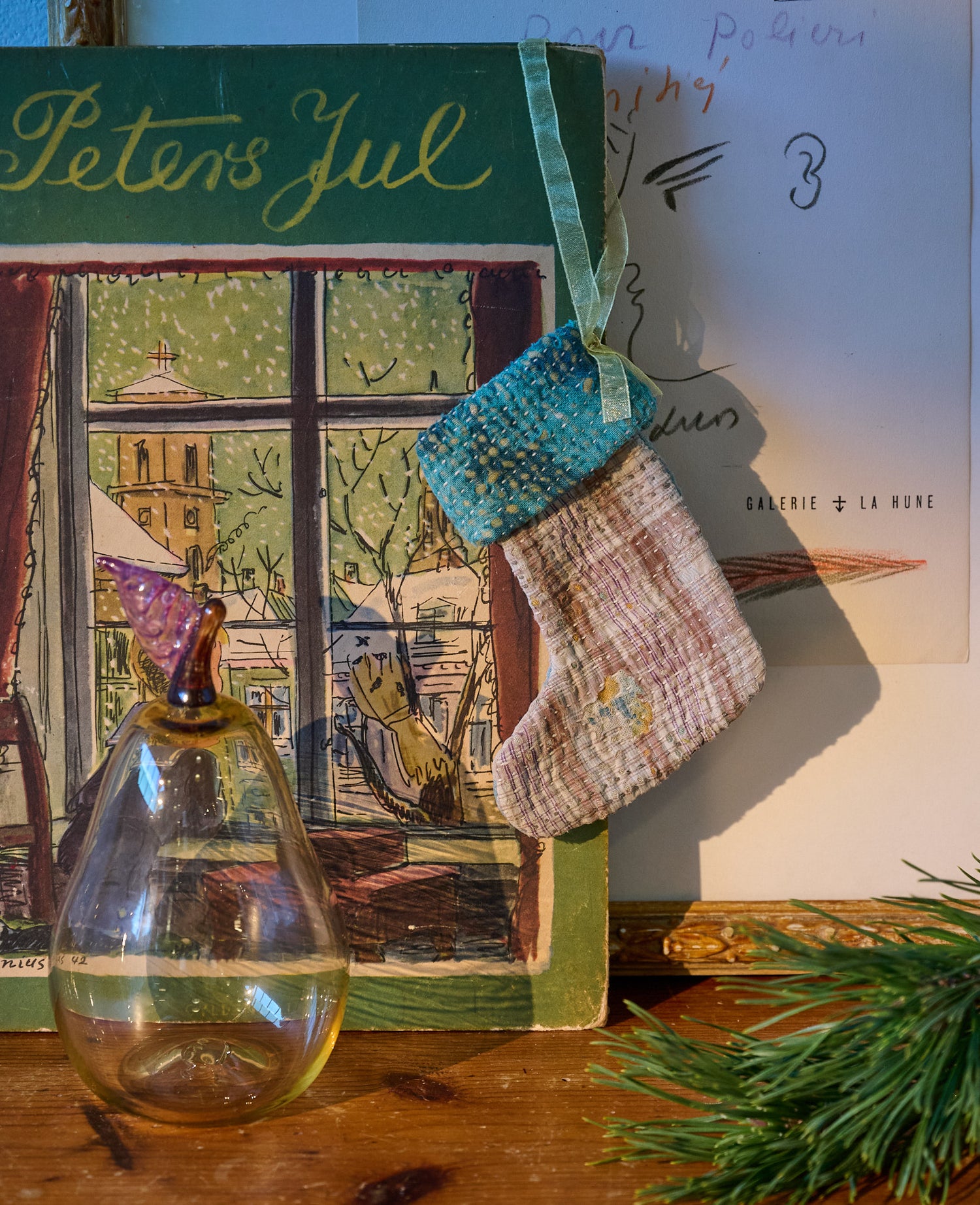 Christmas Sock Ornament - No. 55