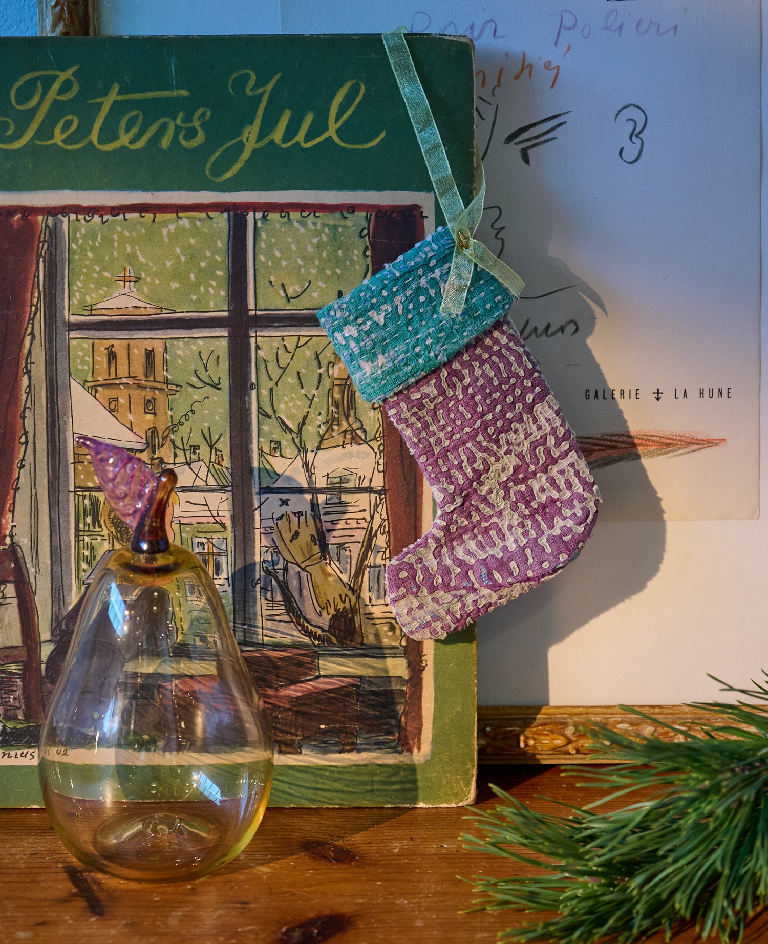 Christmas Sock Ornament - No. 65