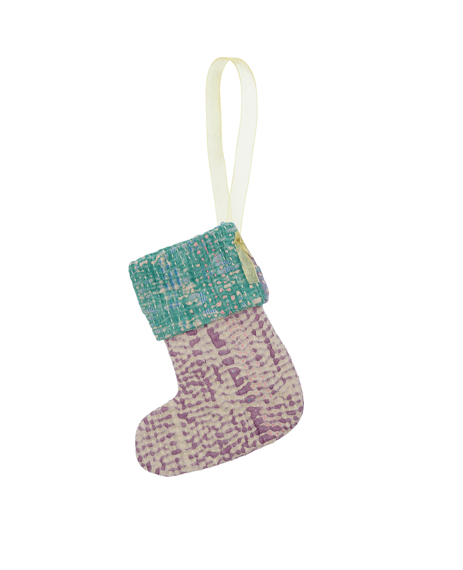 Christmas Sock Ornament - No. 65