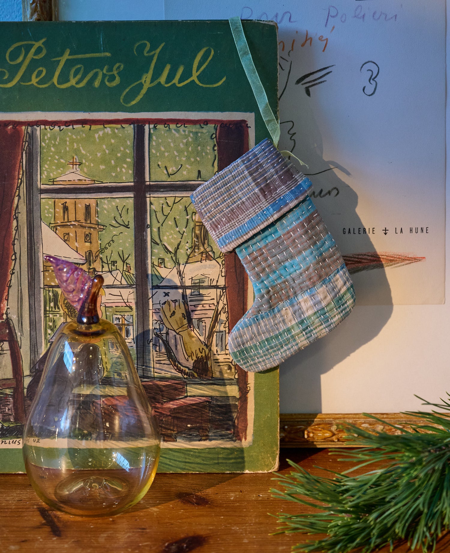 Christmas Sock Ornament - No. 67