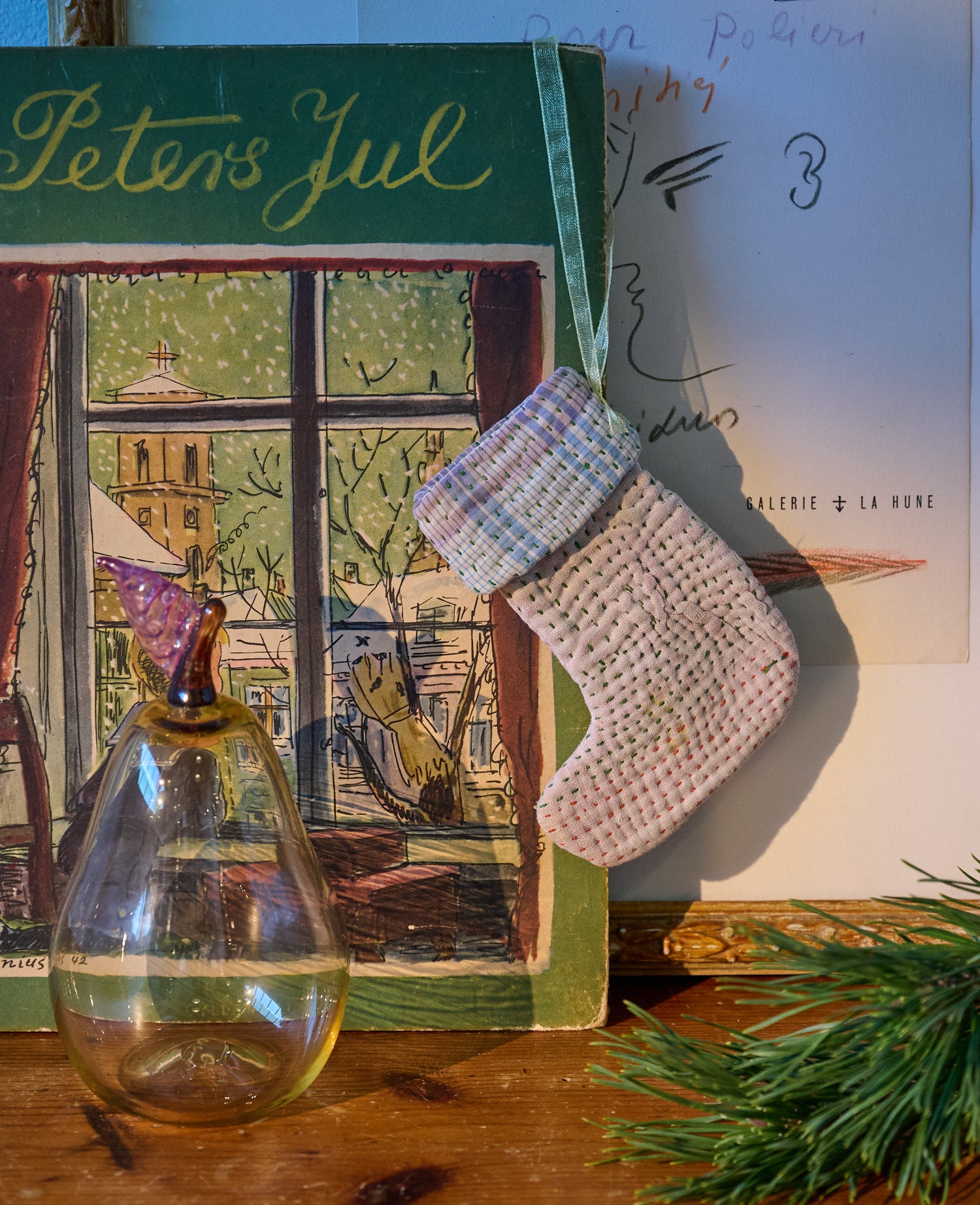 Christmas Sock Ornament - No. 68