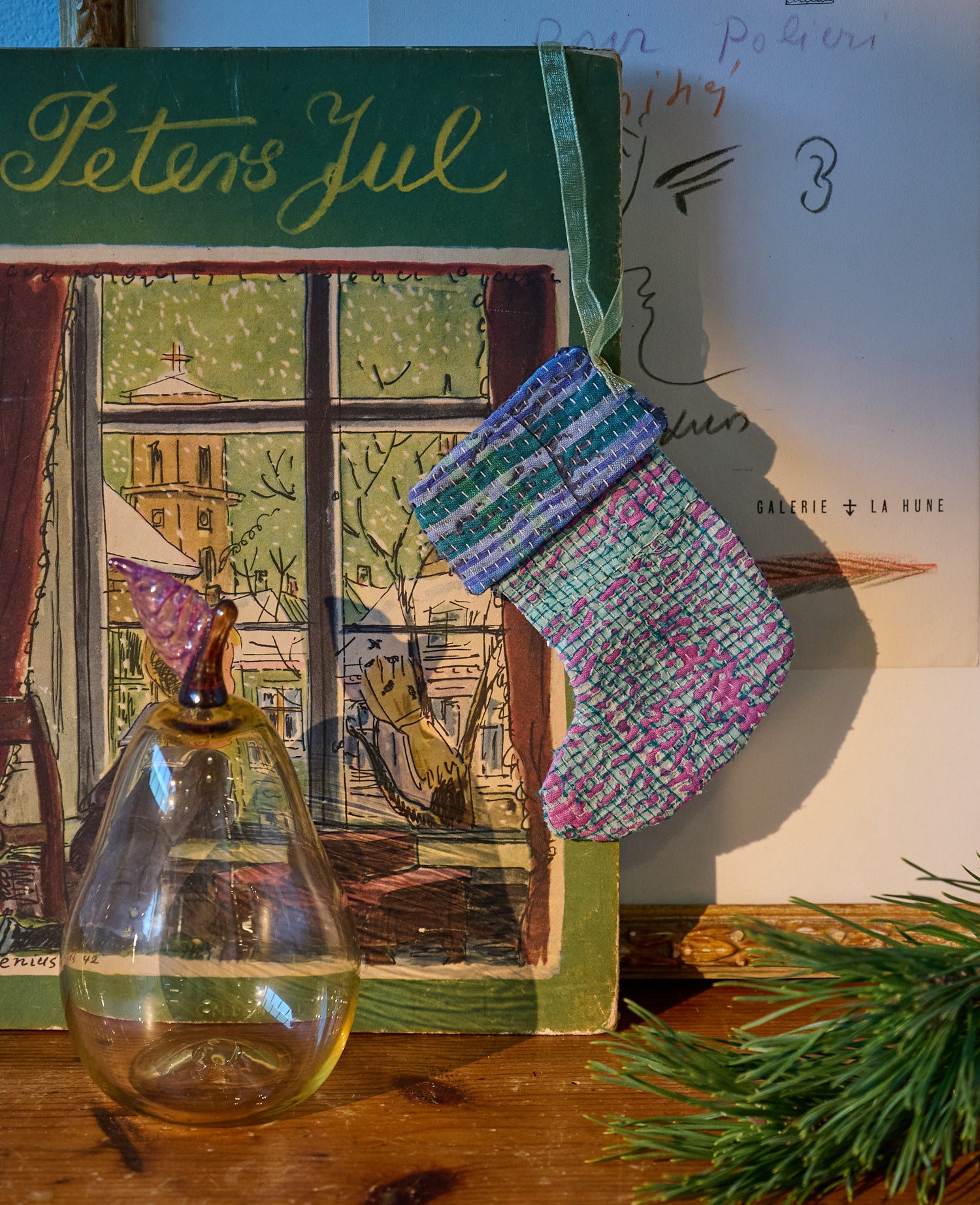 Christmas Sock Ornament - No. 7