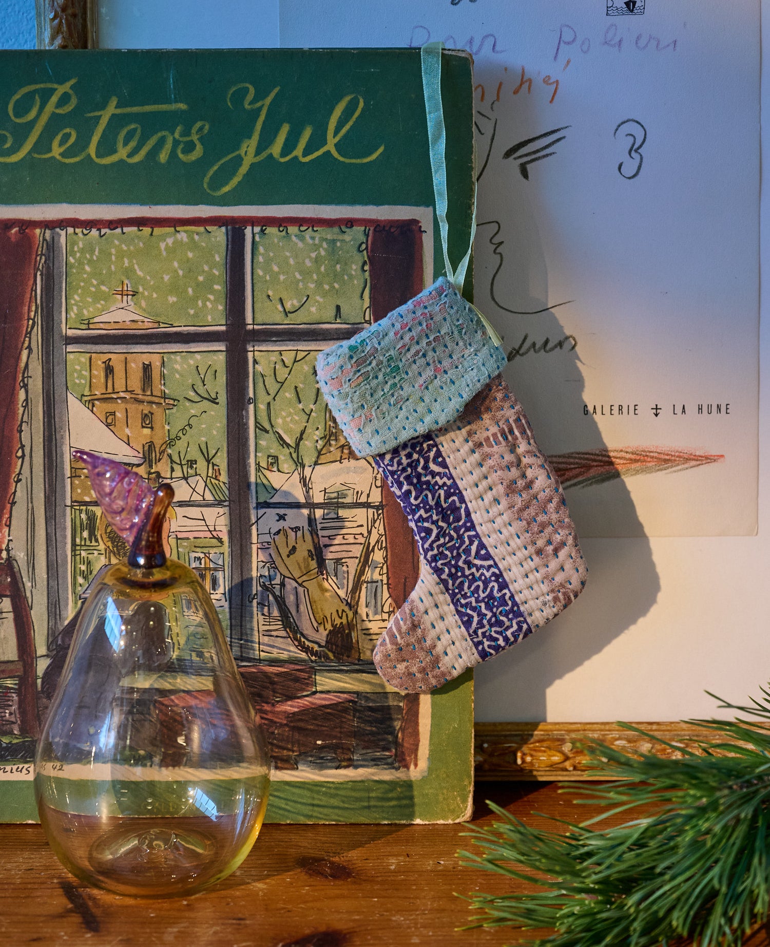 Christmas Sock Ornament - No. 74