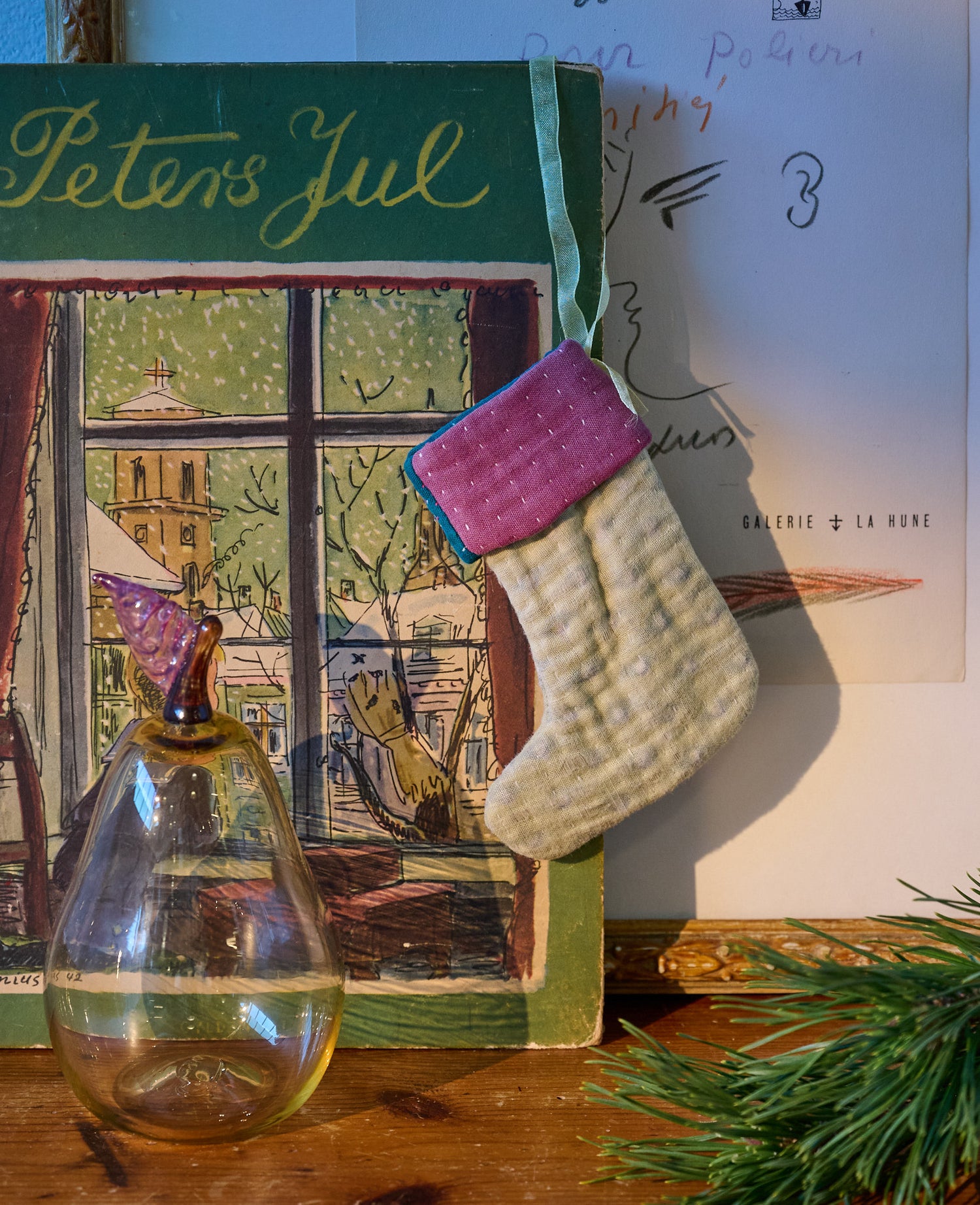 Christmas Sock Ornament - No. 77