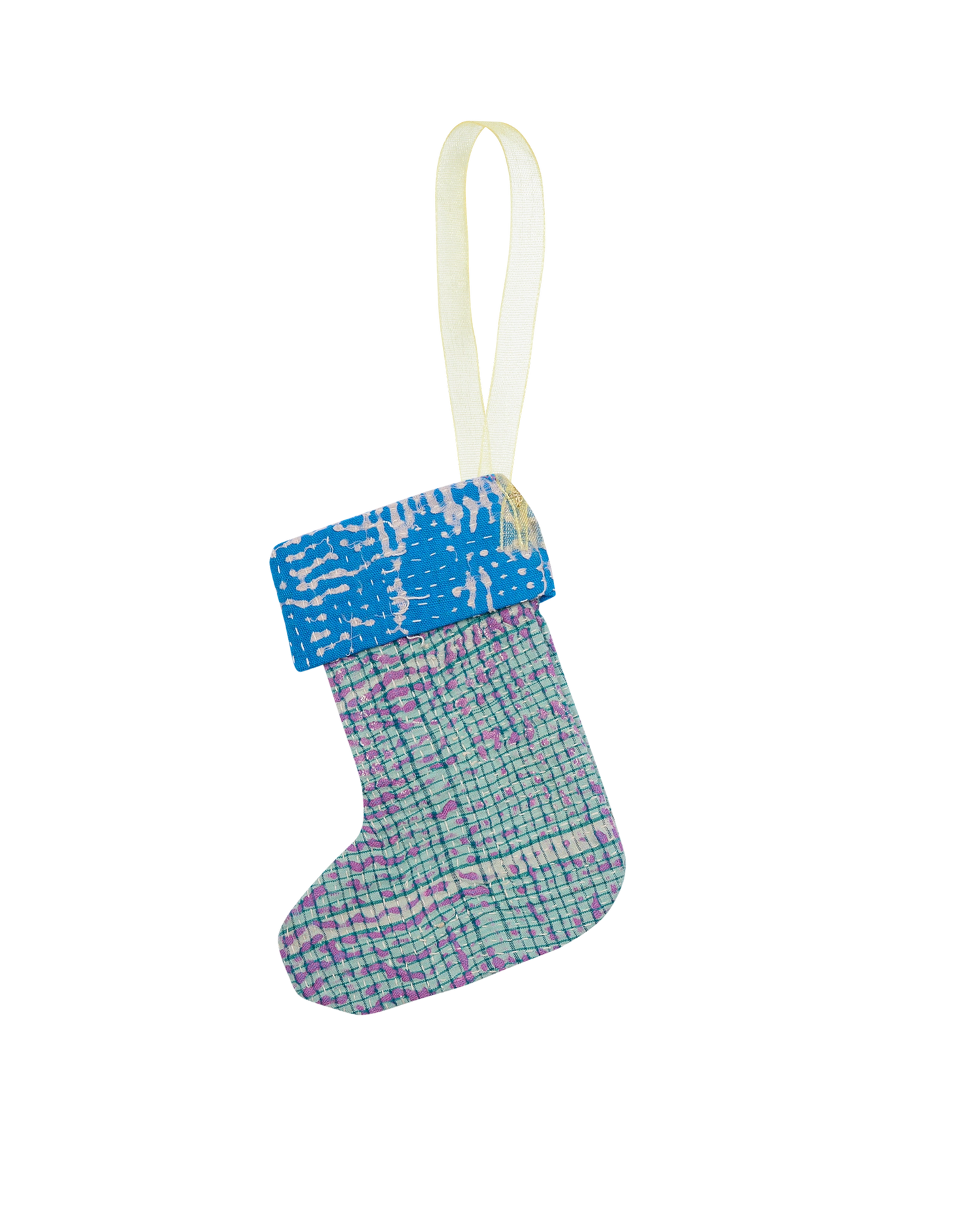 Christmas Sock Ornament - No. 7