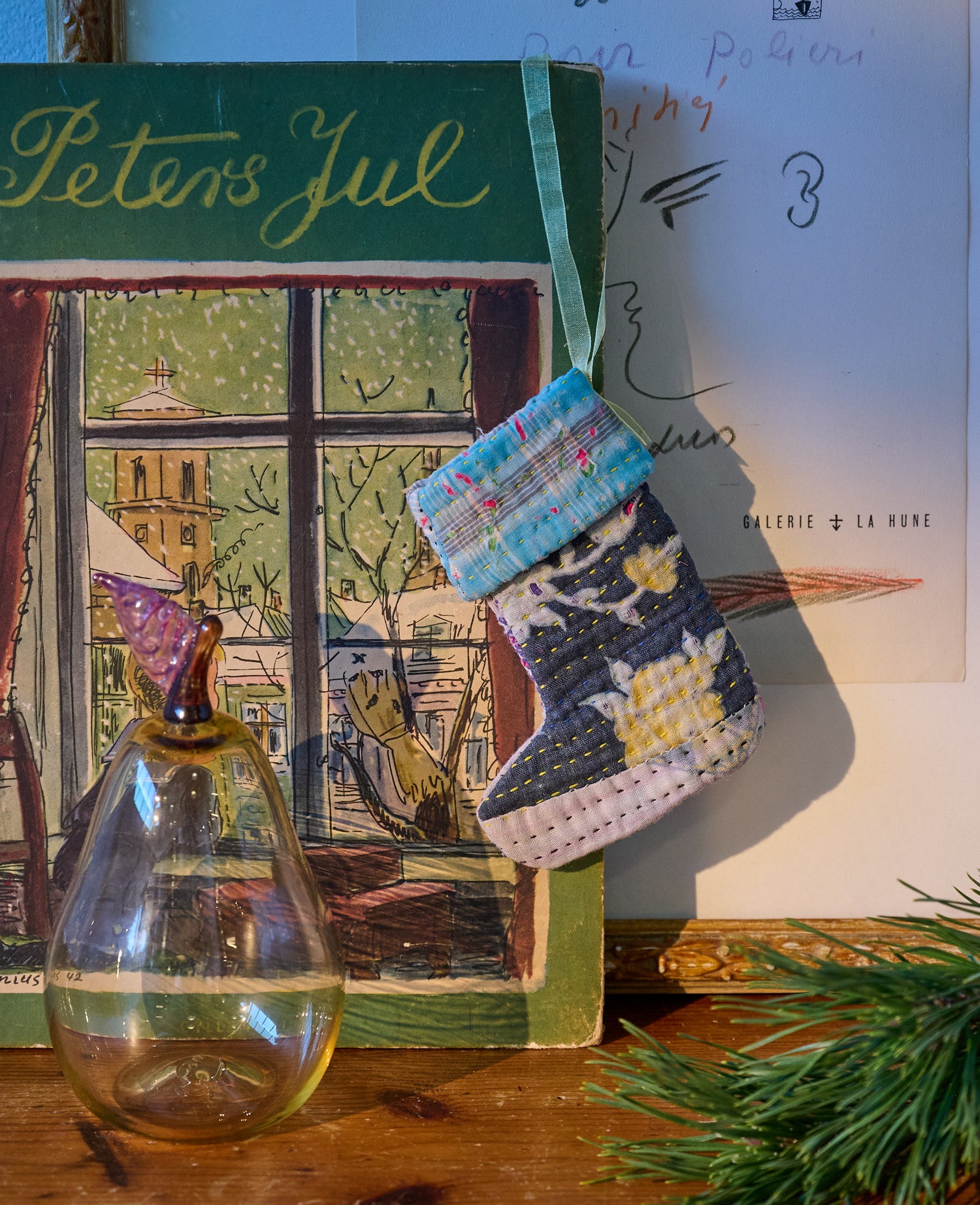 Christmas Sock Ornament - No. 87