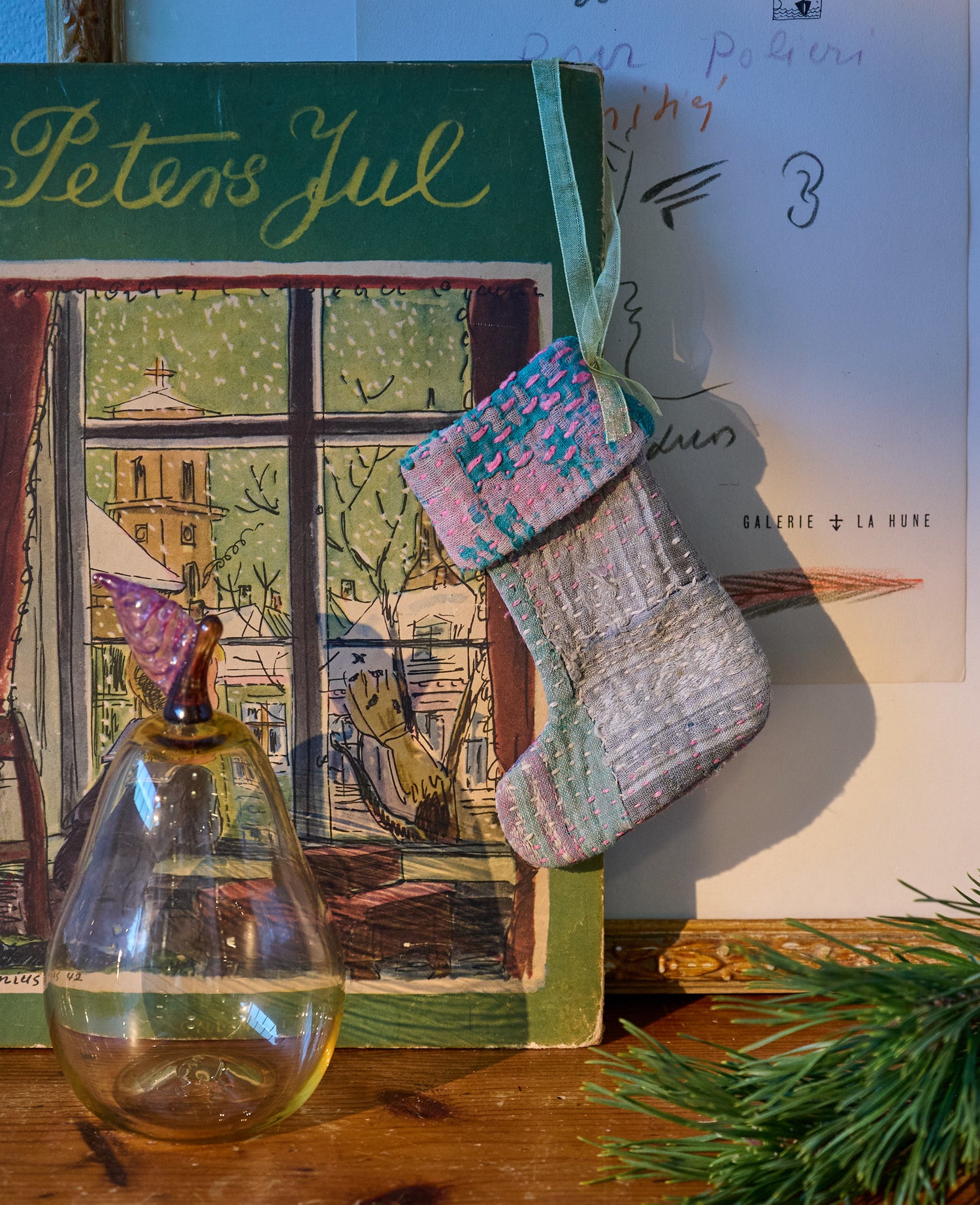 Christmas Sock Ornament - No. 89