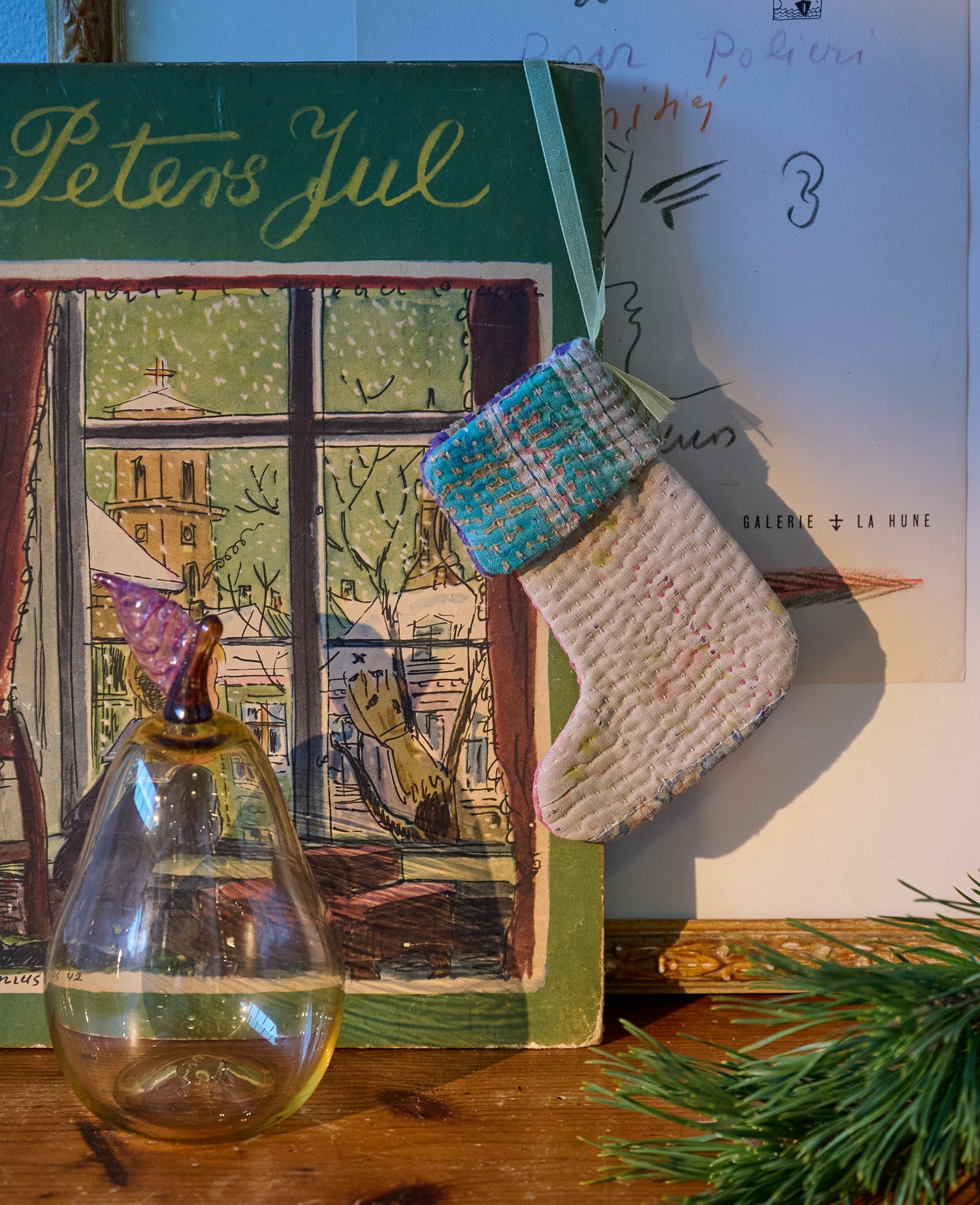 Christmas Sock Ornament - No. 90