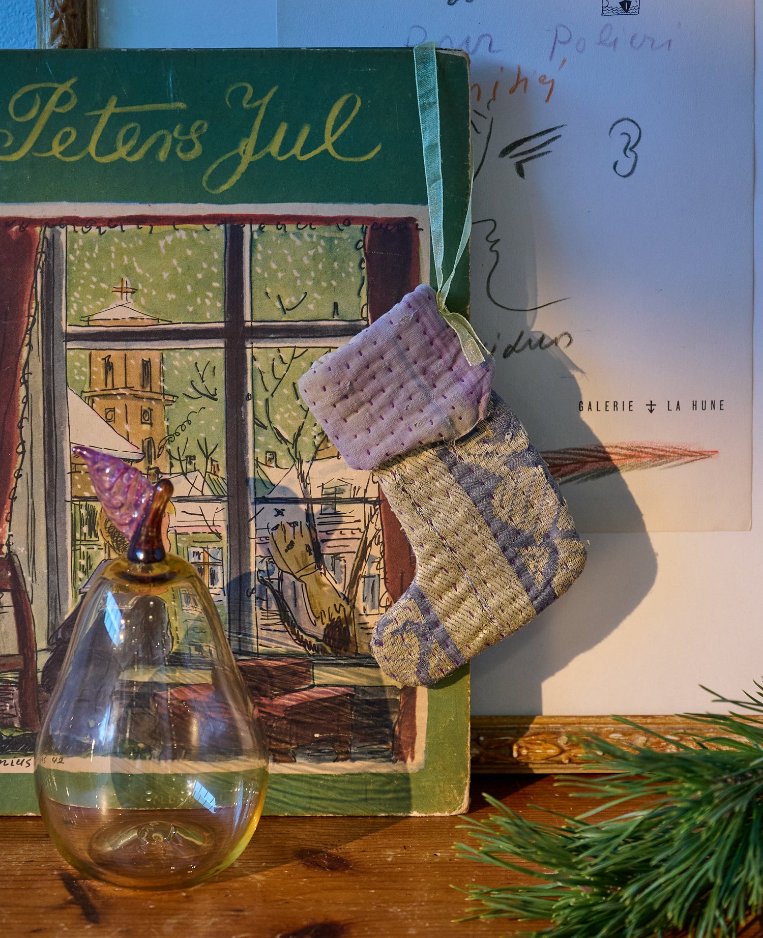 Christmas Sock Ornament - No. 91