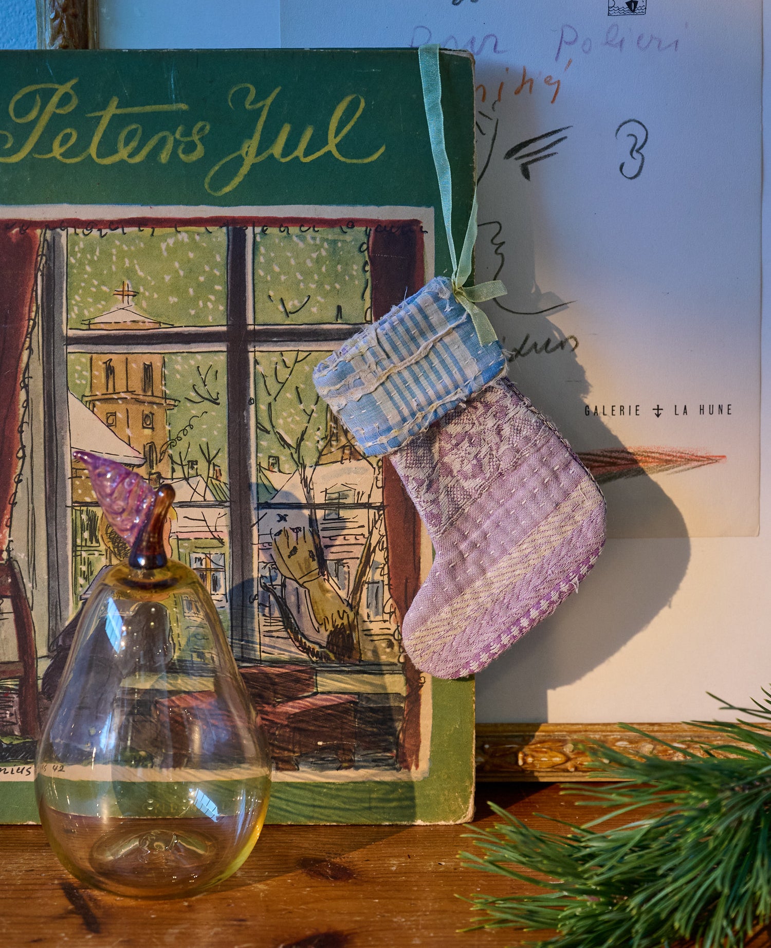 Christmas Sock Ornament - No. 93