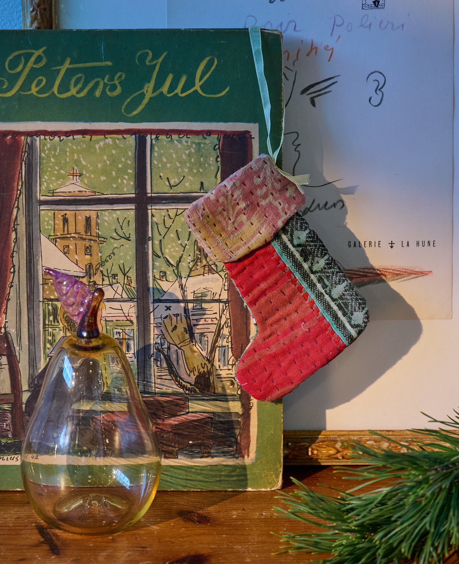 Christmas Sock Ornament - No. 94