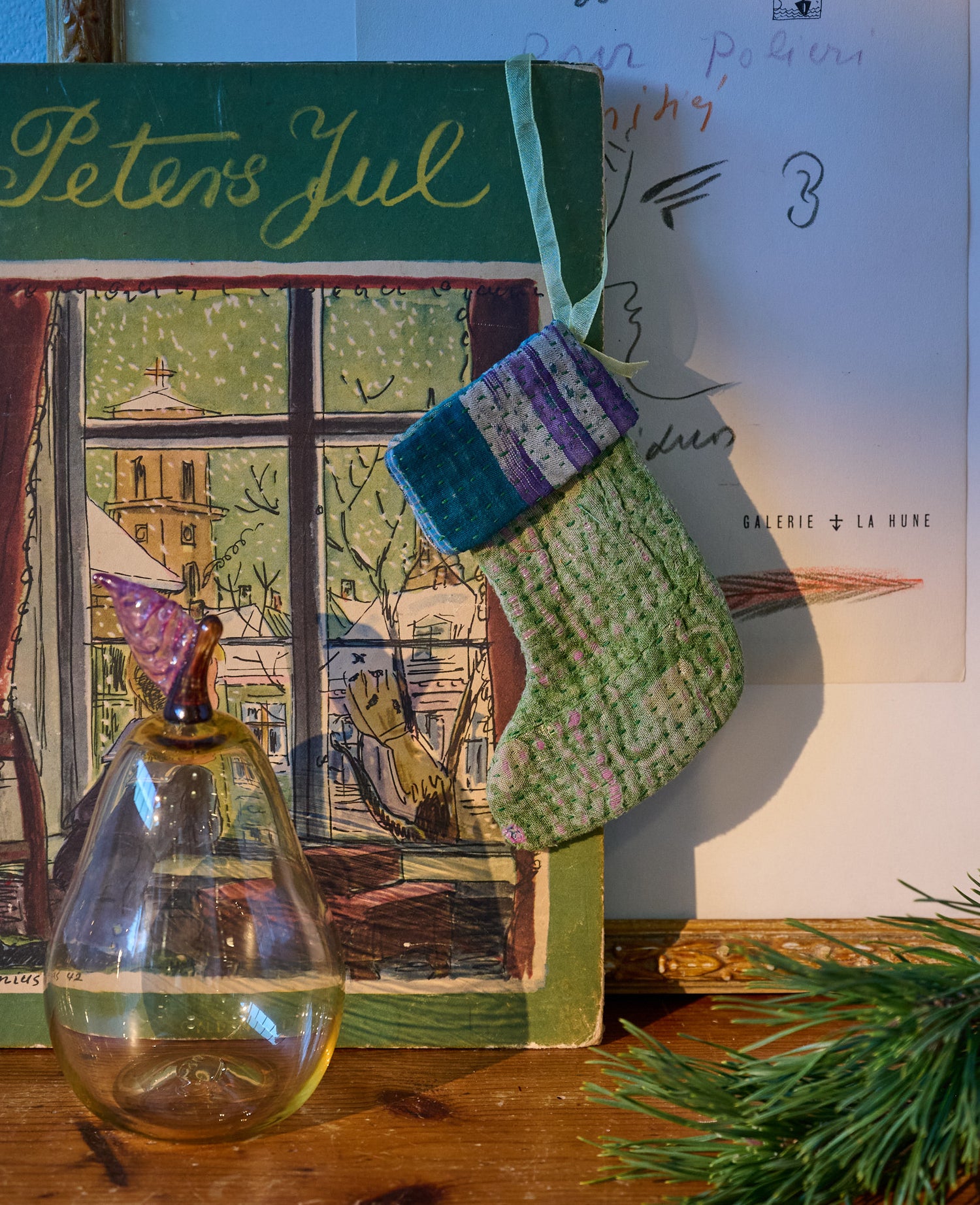 Christmas Sock Ornament - No. 95