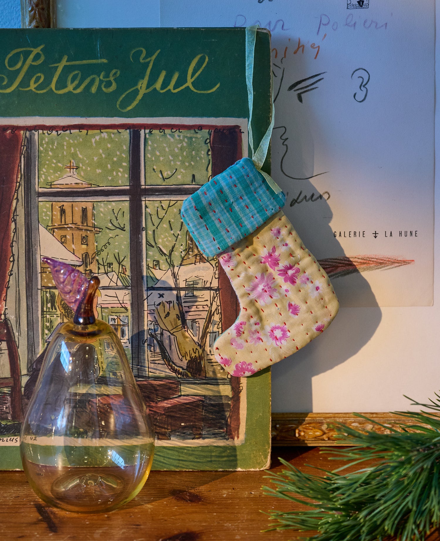 Christmas Sock Ornament - No. 98