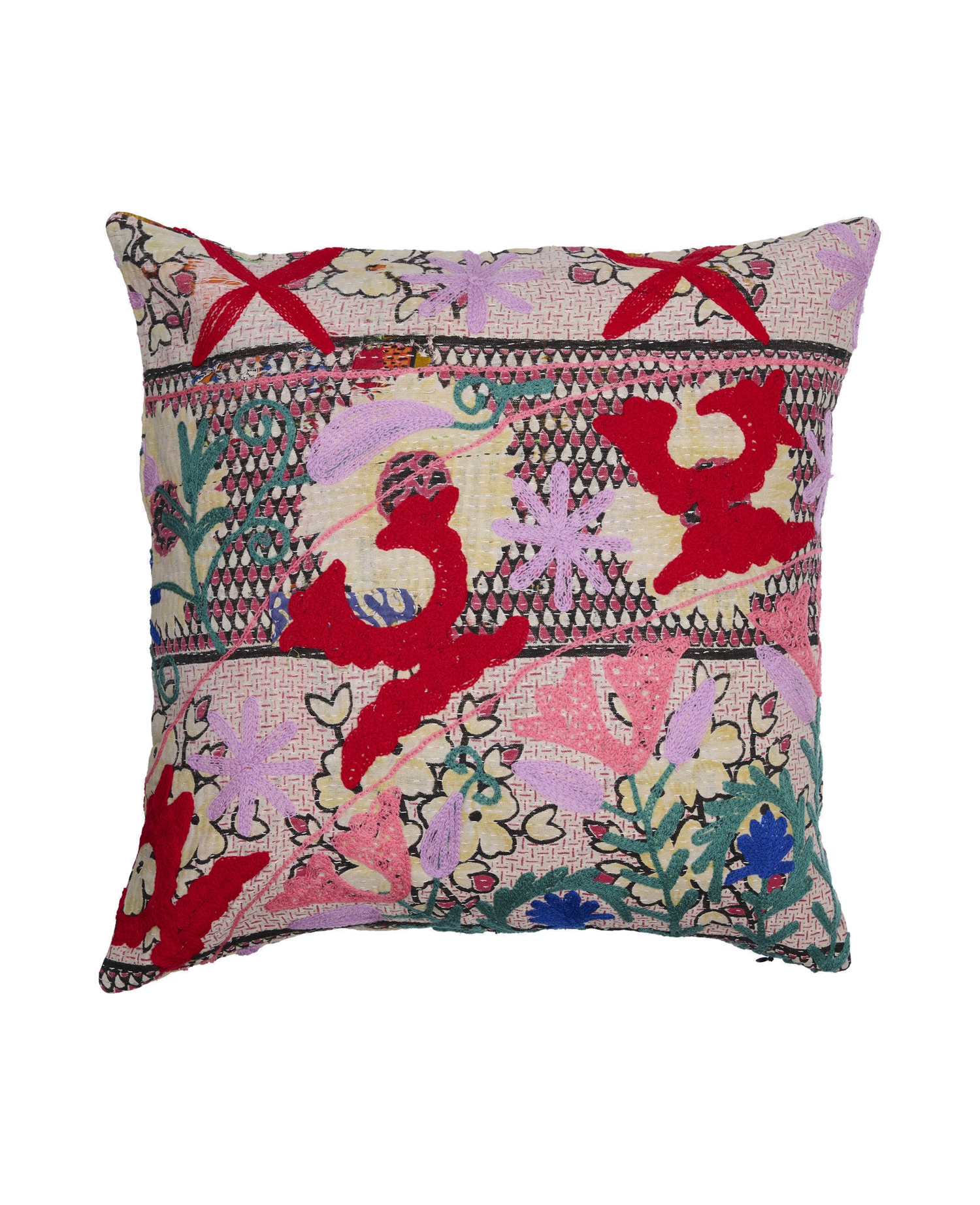 Karma Suzani Pillow Case (50 x 50) - No. 16