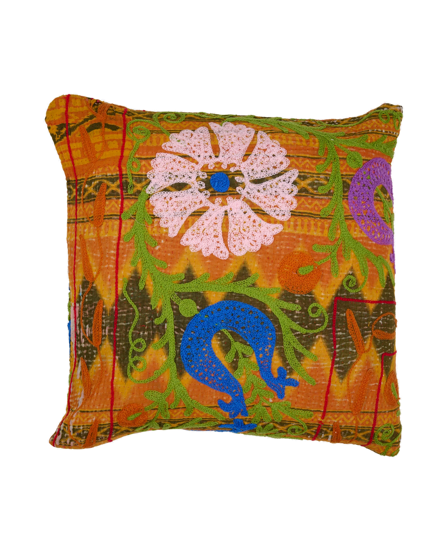 Karma Suzani Pillow Case (50 x 50) - No. 19