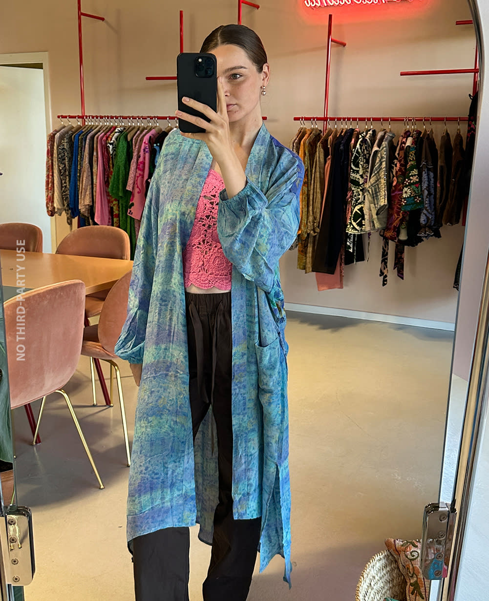 Pocket SILK Kimono - No. 73