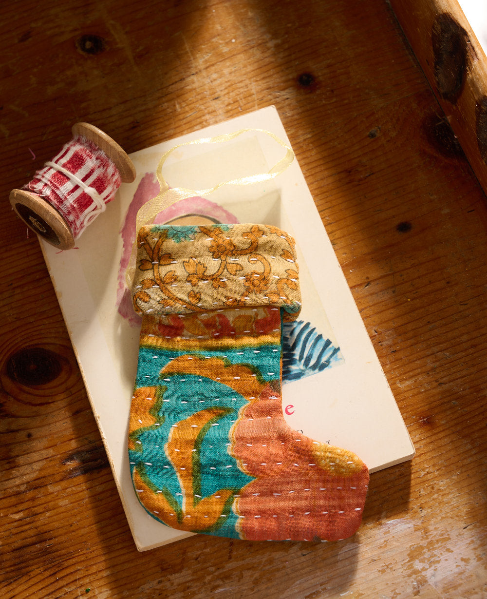 Christmas Sock Ornament - No. 30