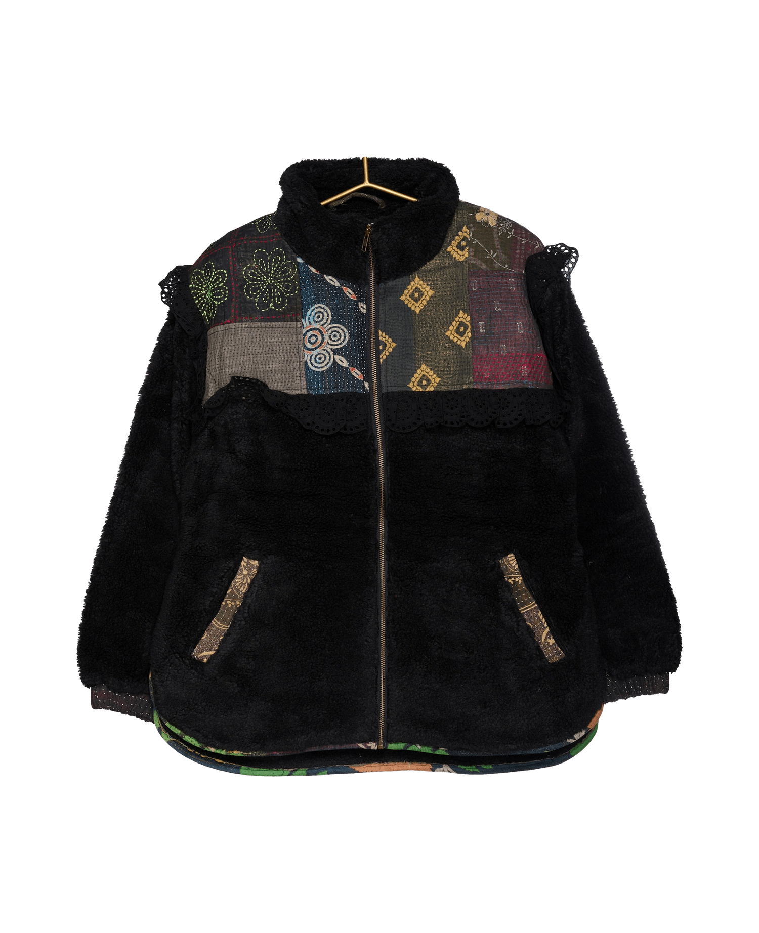 Vilma Jacket - Black Kantha No. 12