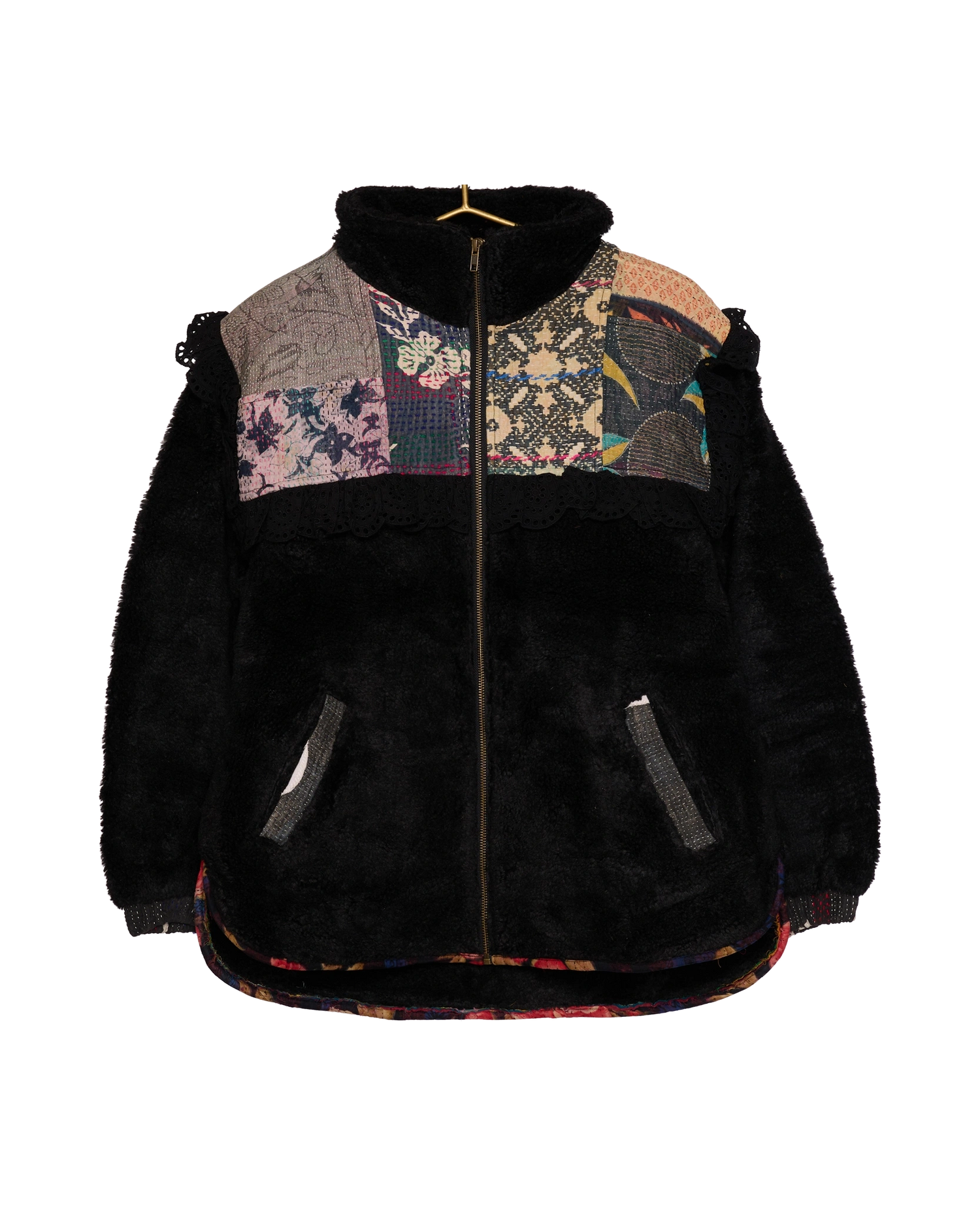 Vilma Jacket - Black Kantha No. 126