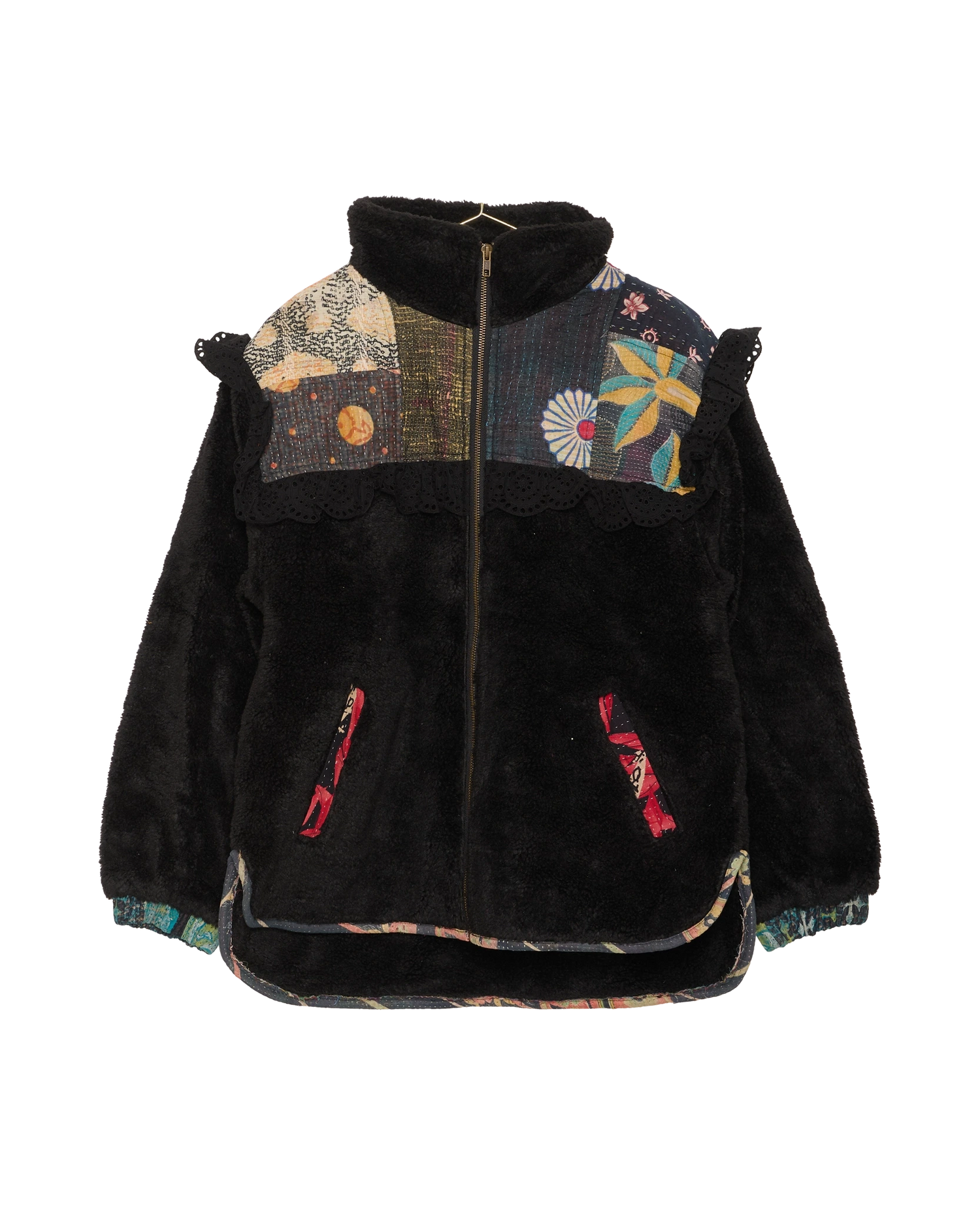 Vilma Jacket - Black Kantha No. 146