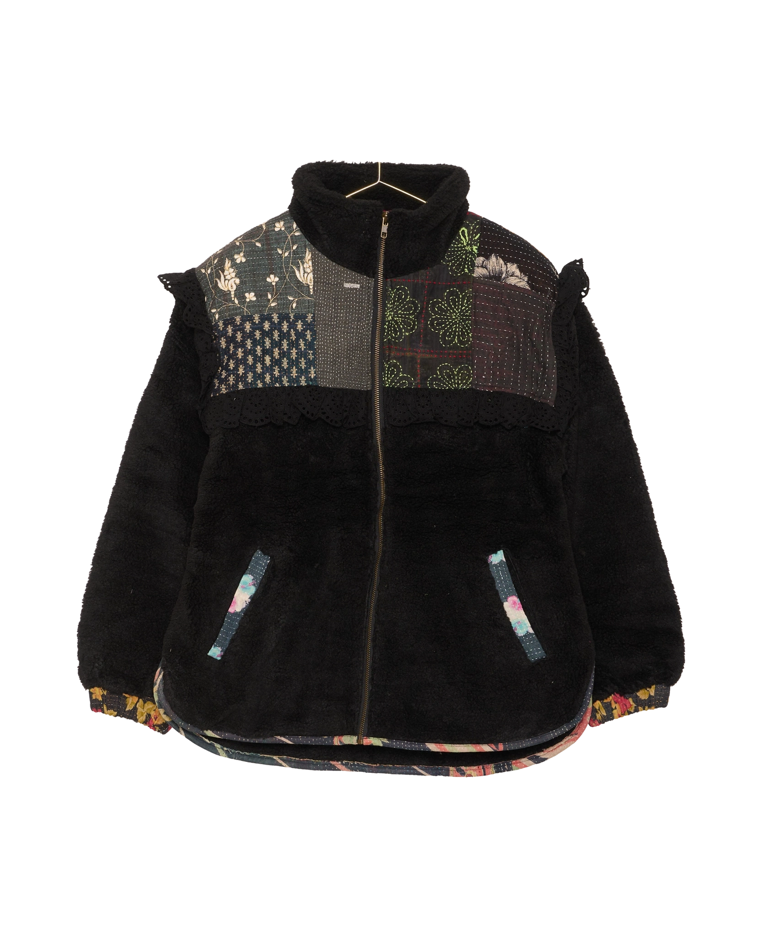 Vilma Jacket - Black Kantha No. 147