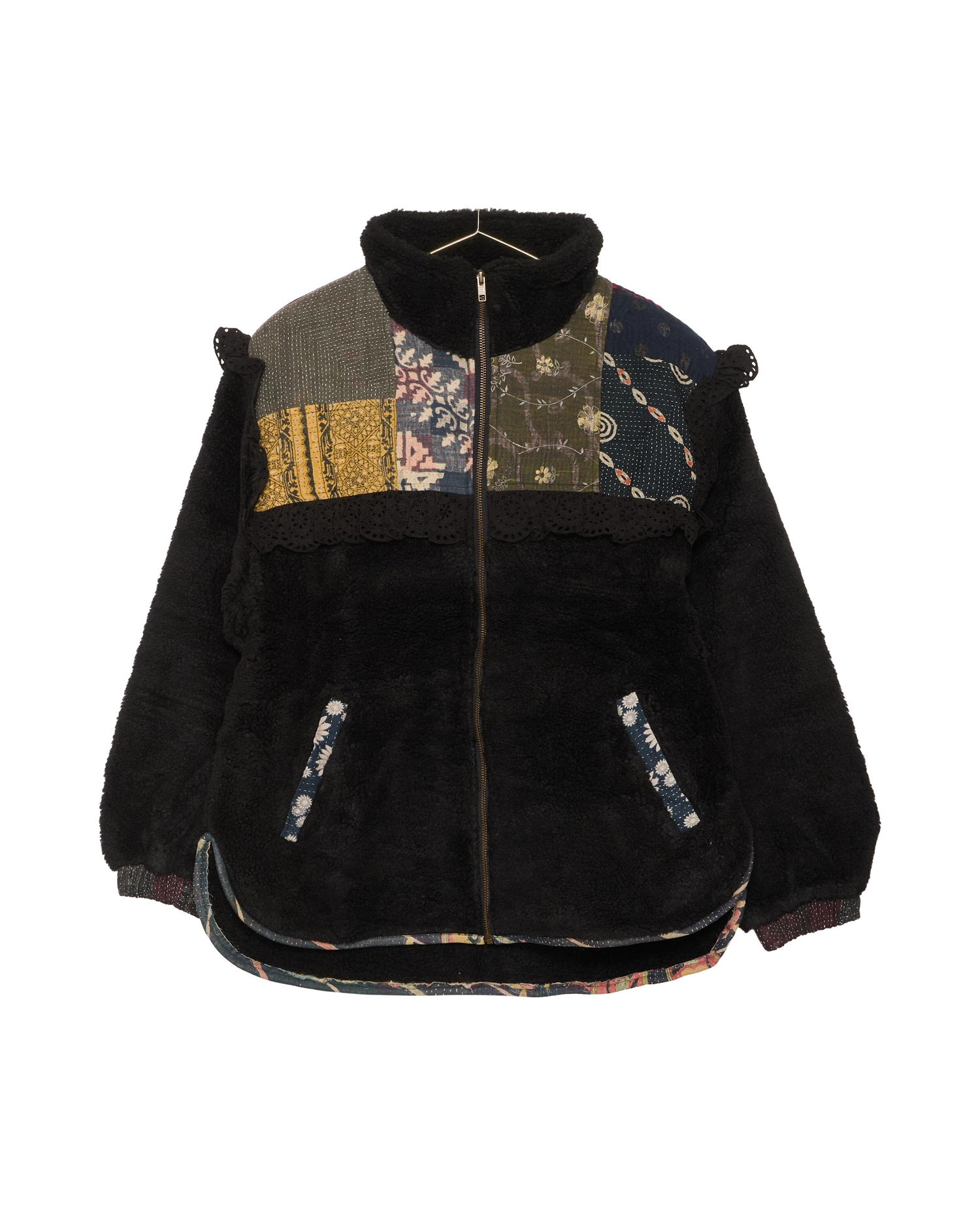 Vilma Jacket - Black Kantha No. 148