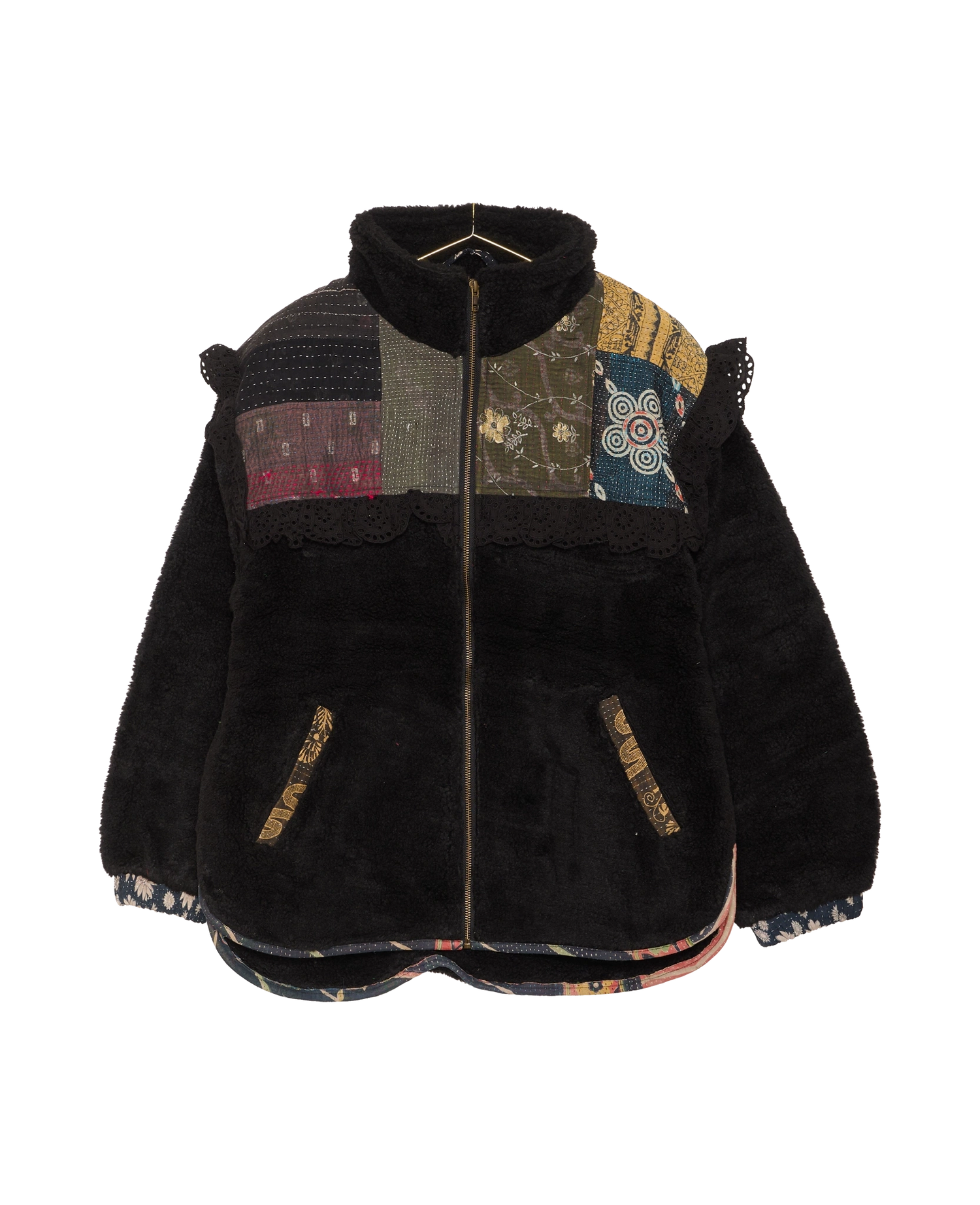 Vilma Jacket - Black Kantha No. 149