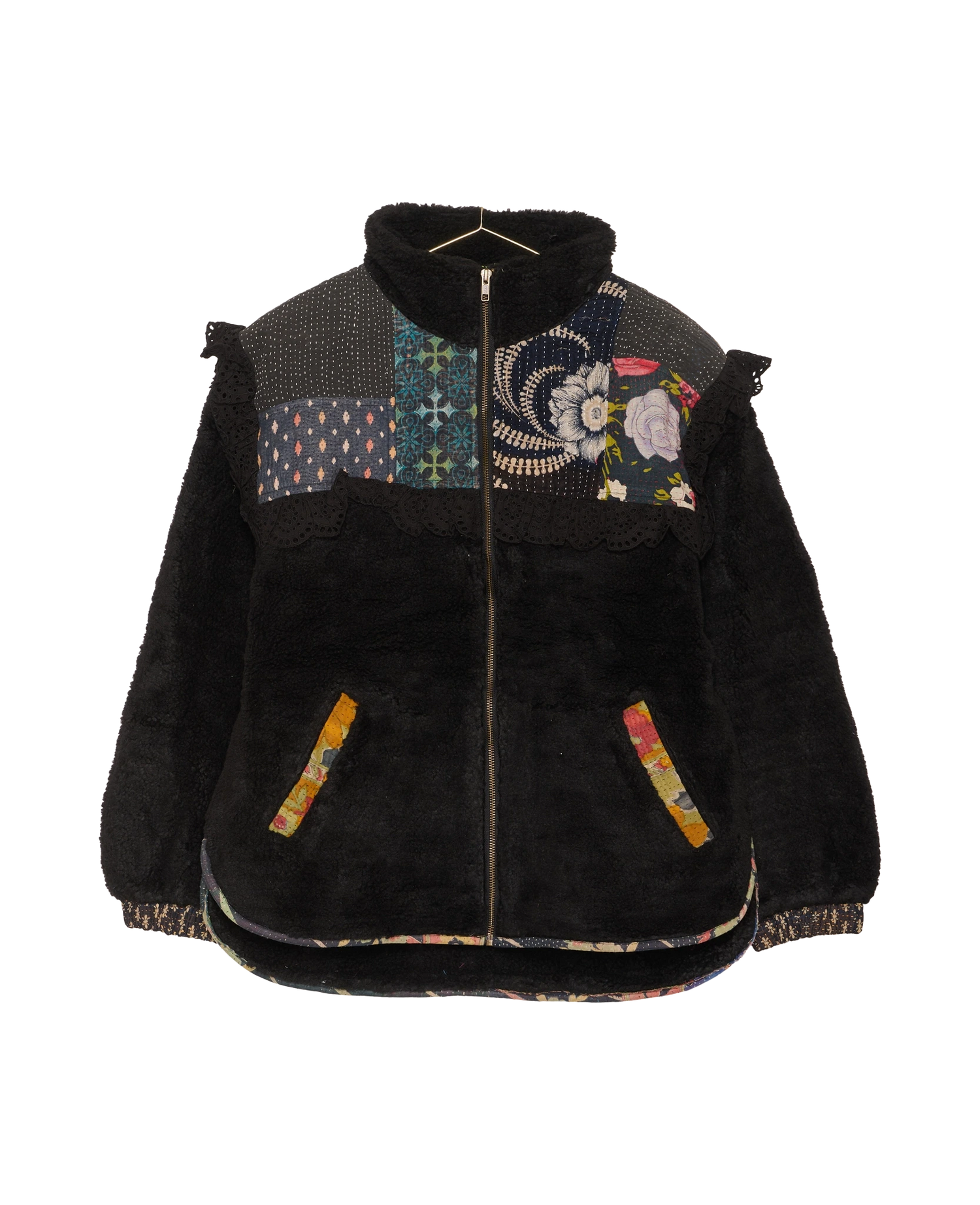 Vilma Jacket - Black Kantha No. 151